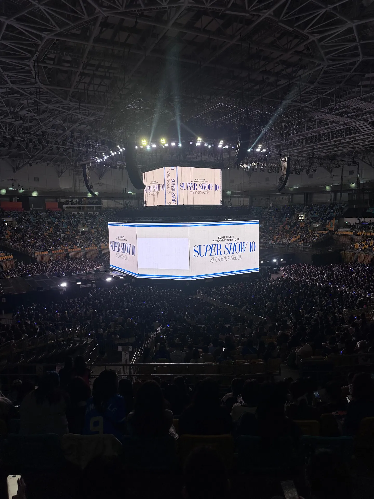 KSPO Dome 首爾奧林匹克體操競技場 自動建檔區域: ksp-28 9排排9號號 視野照片 - SUPER JUNIOR 20th ANNIVERSARY TOUR SUPER SHOW 10 SJ-CORE in SEOUL