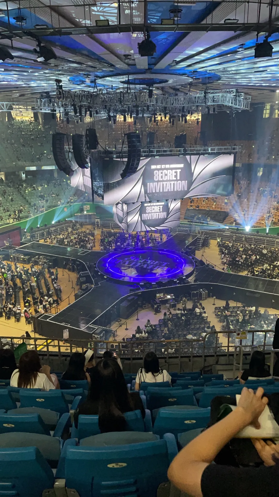 Jamsil Indoor Stadium 蠶室室內體育館 自動建檔區域: jis-35 10排5號 視野照片 - NCT127 8週年見面會
