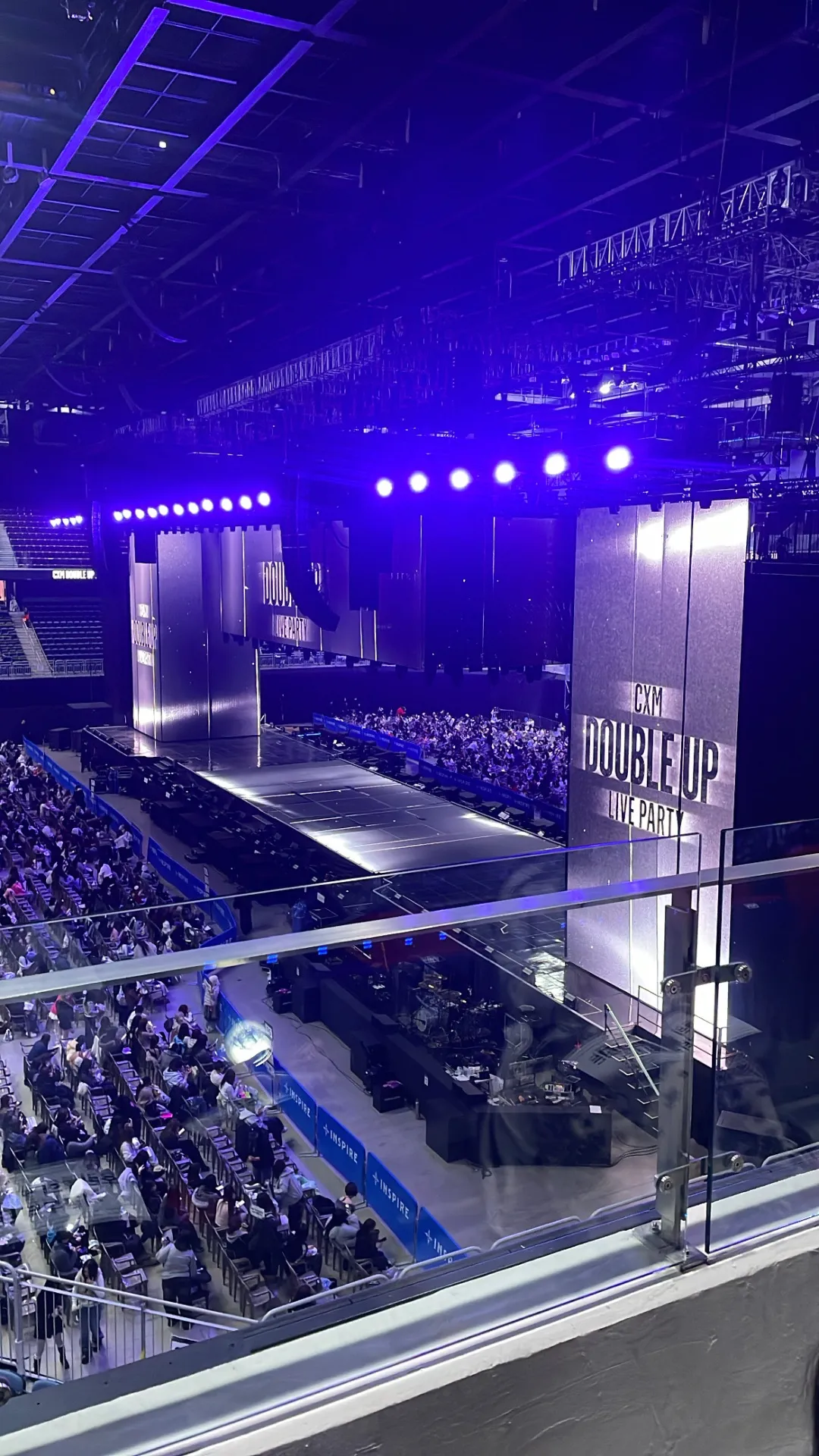 Inspire Arena 309 โซน แถว B ที่นั่ง 20 ภาพวิวที่นั่ง
