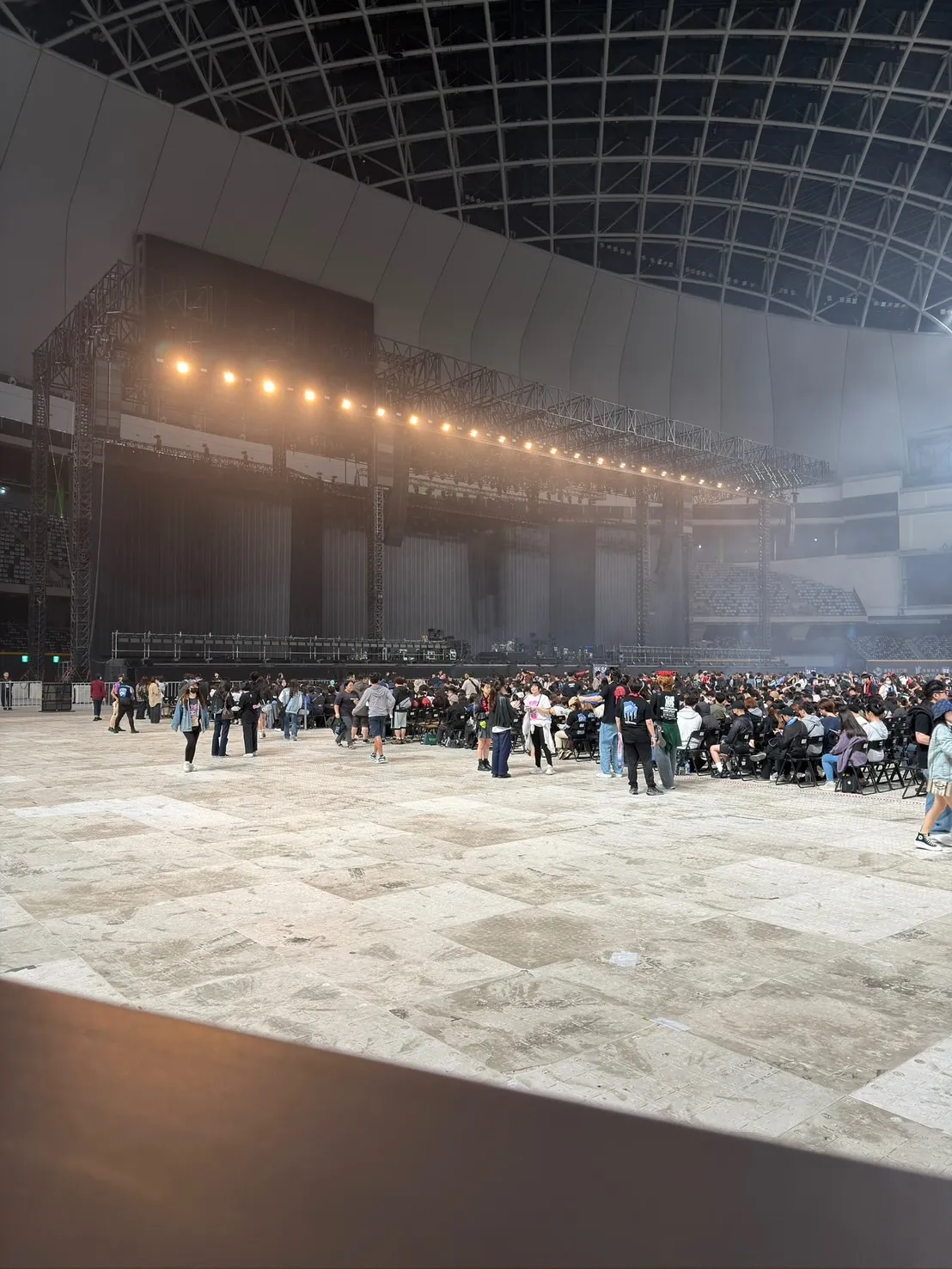台北大巨蛋 122 9排16號 視野照片 - ONE OK ROCK DETOX Asia Tour 2026 in Taipei