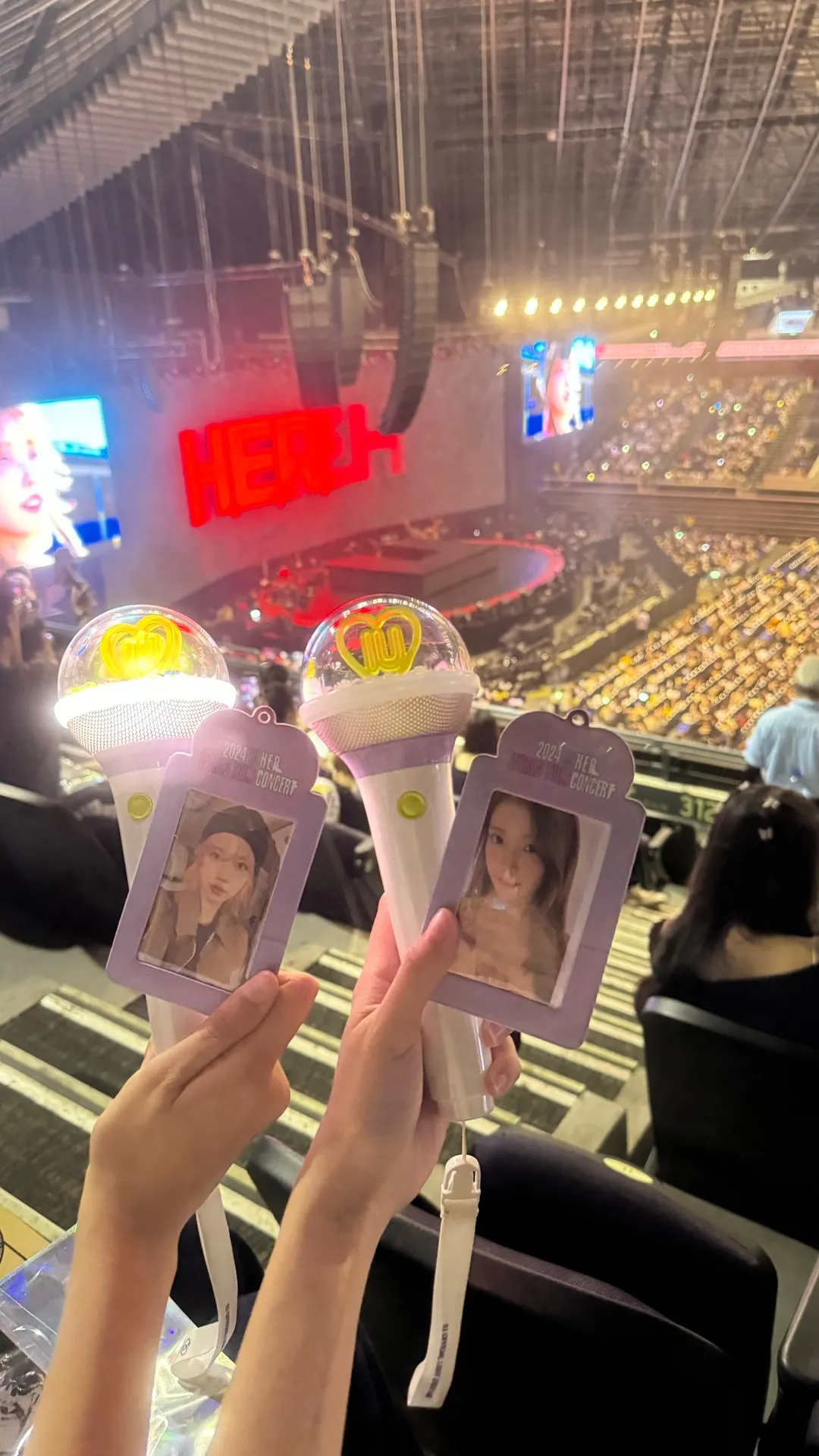 Singapore Indoor Stadium 313 구역 35열10번 좌석 시야 사진 - IU HEREH