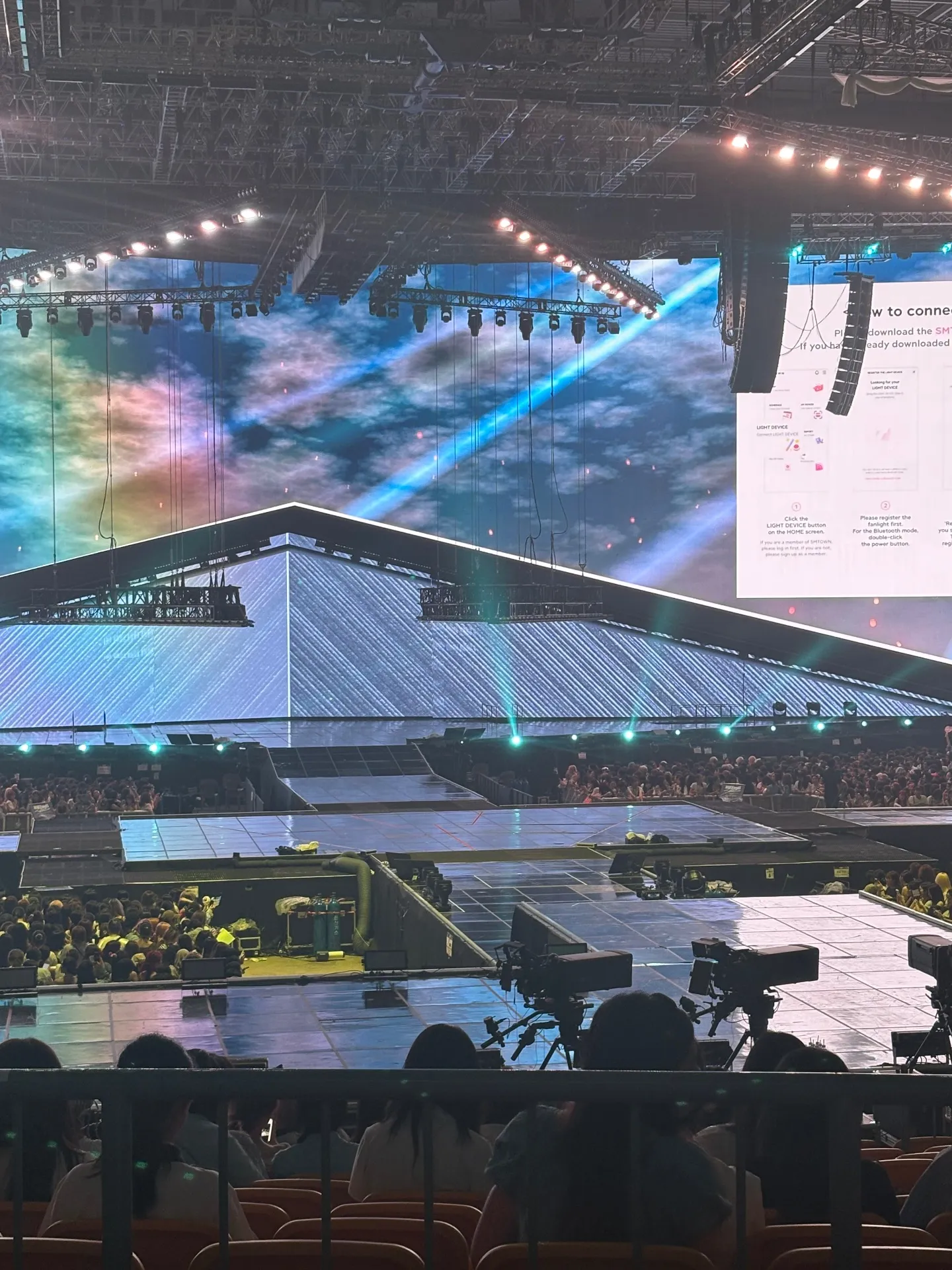 KSPO Dome 首爾奧林匹克體操競技場 自動建檔區域: ksp-34 1排10號 視野照片 - RIIZING LOUD