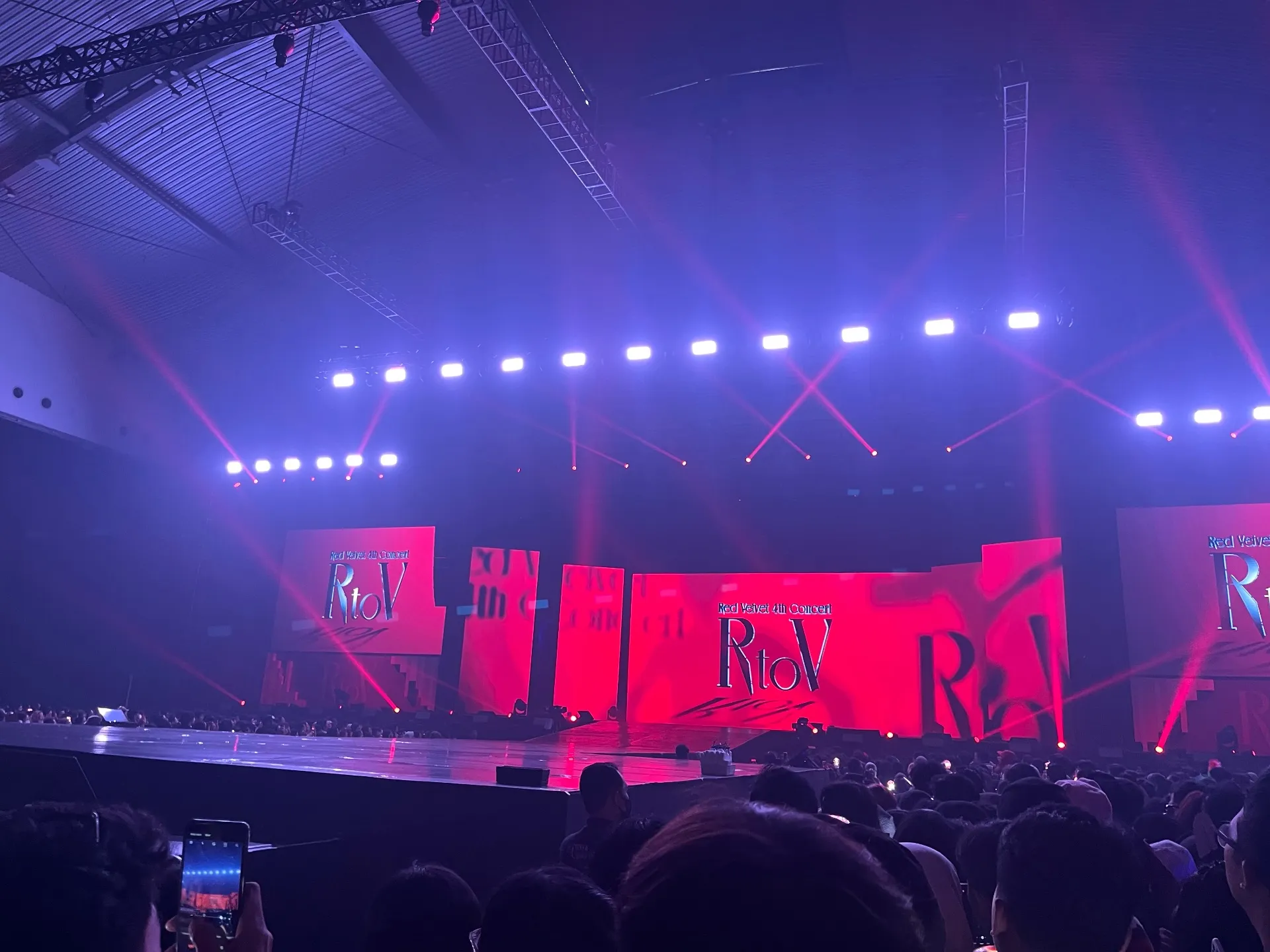 Indonesia Convention Exhibition (ICE BSD) 1D 區 搖滾區排556號 視野照片 - Red velvet 4th concert R to V in Jakarta