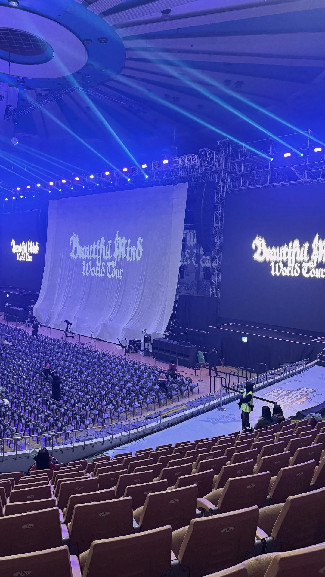 Jamsil Indoor Stadium 蠶室室內體育館 自動建檔區域: jis-09 12排18號 視野照片