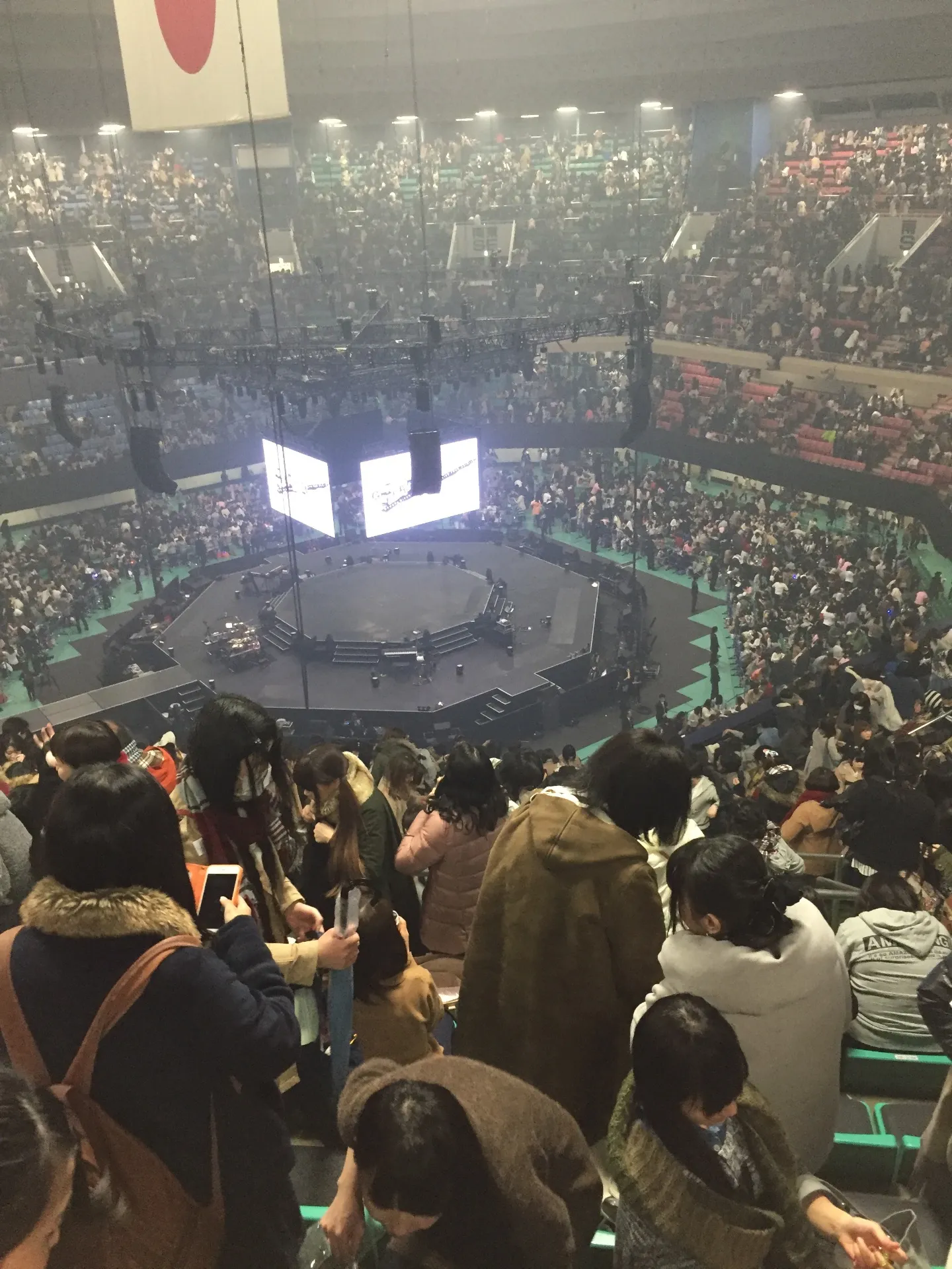 日本武道館中央舞台 (Nippon Budokan Center Stage) 43 區 V排51號 視野照片 - MAMORU MIYANO LIVE TOUR 2015-16~GENERATING！～