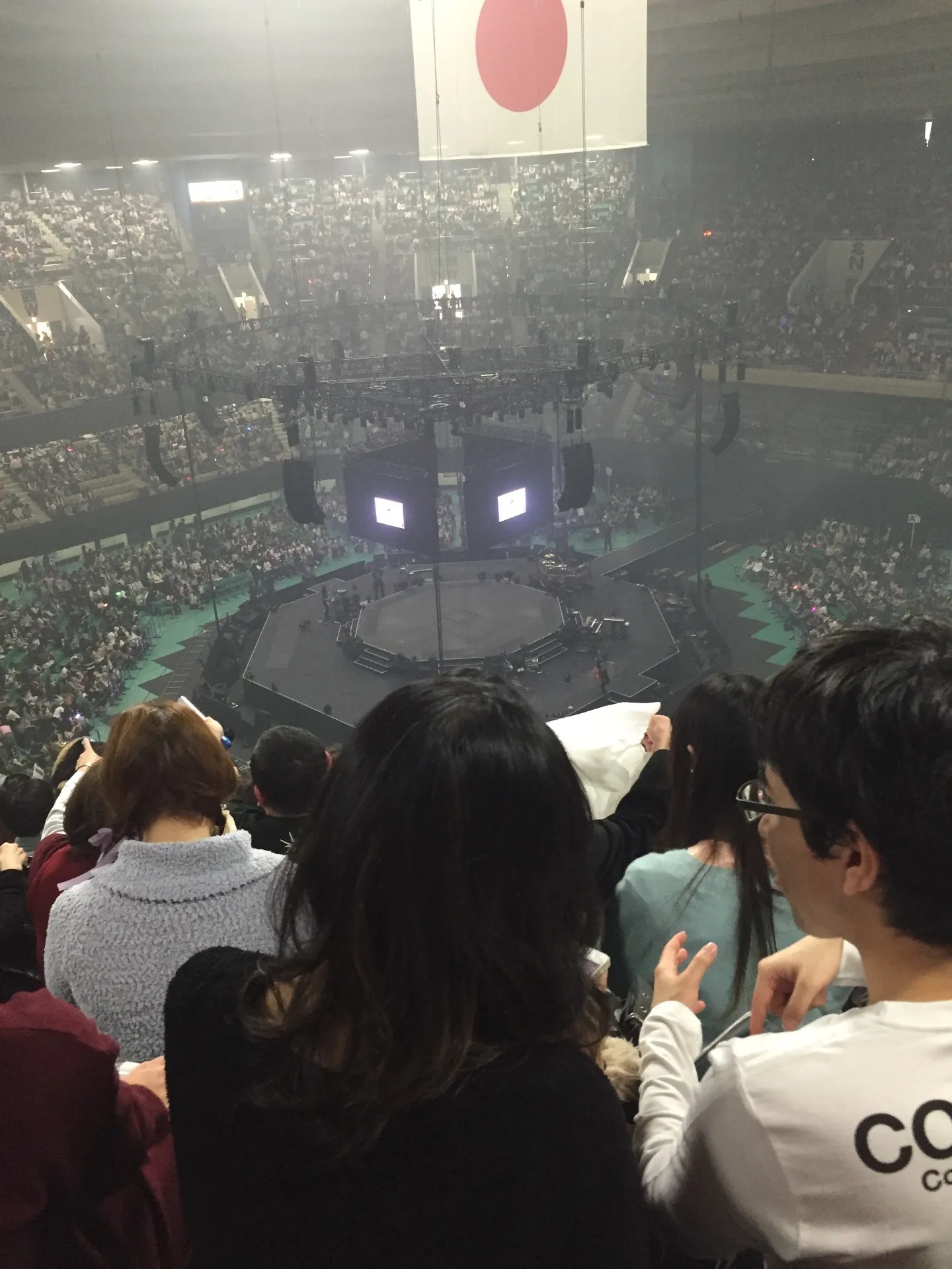 日本武道館中央舞台 (Nippon Budokan Center Stage) 111 區 X排33號 視野照片 - MAMORU MIYANO LIVE TOUR 2015-16~GENERATING！～