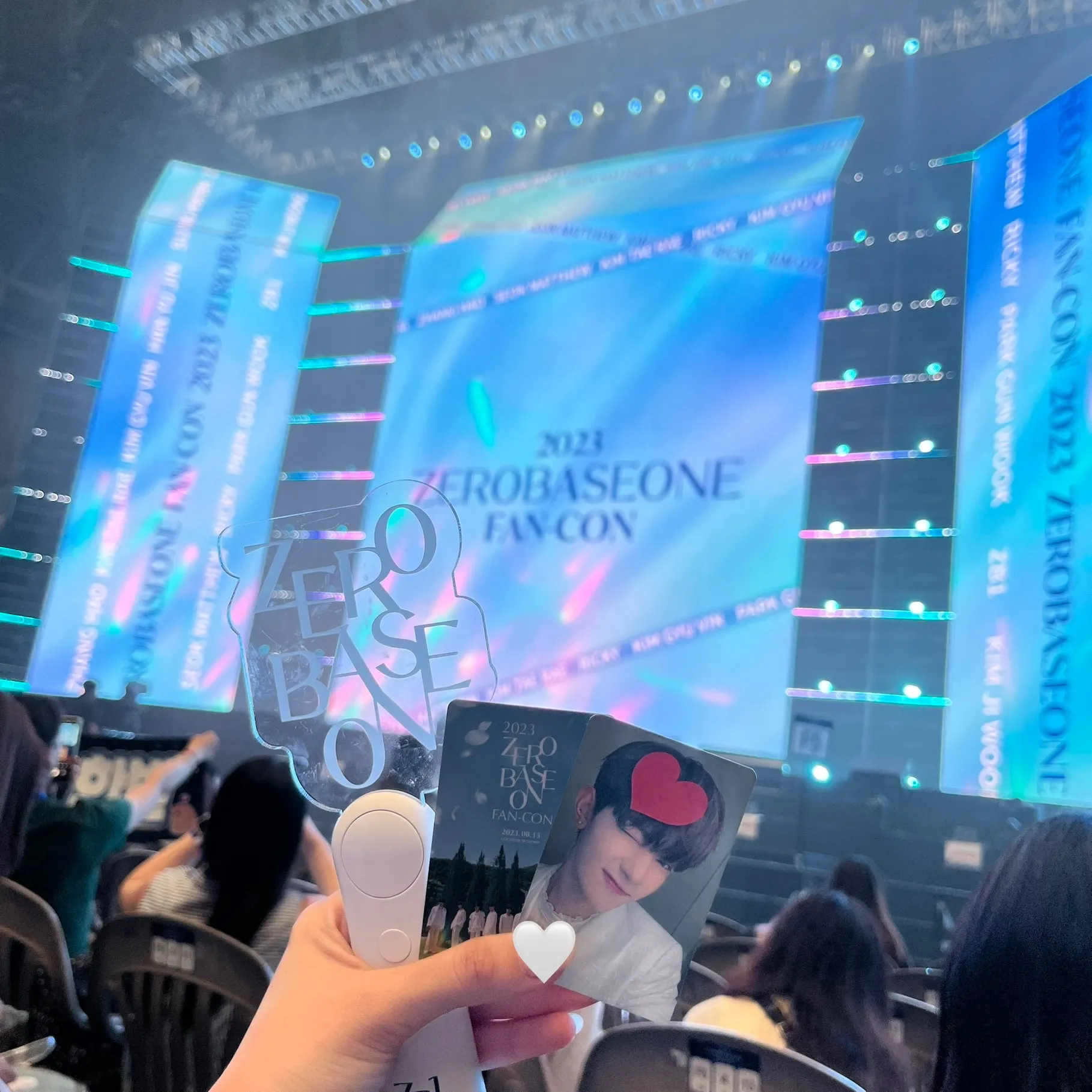Gocheok Sky Dome 高尺天空巨蛋 自動建檔區域: gsd-floord 中排右號 視野照片 - ZEROBASEONE FAN-CON