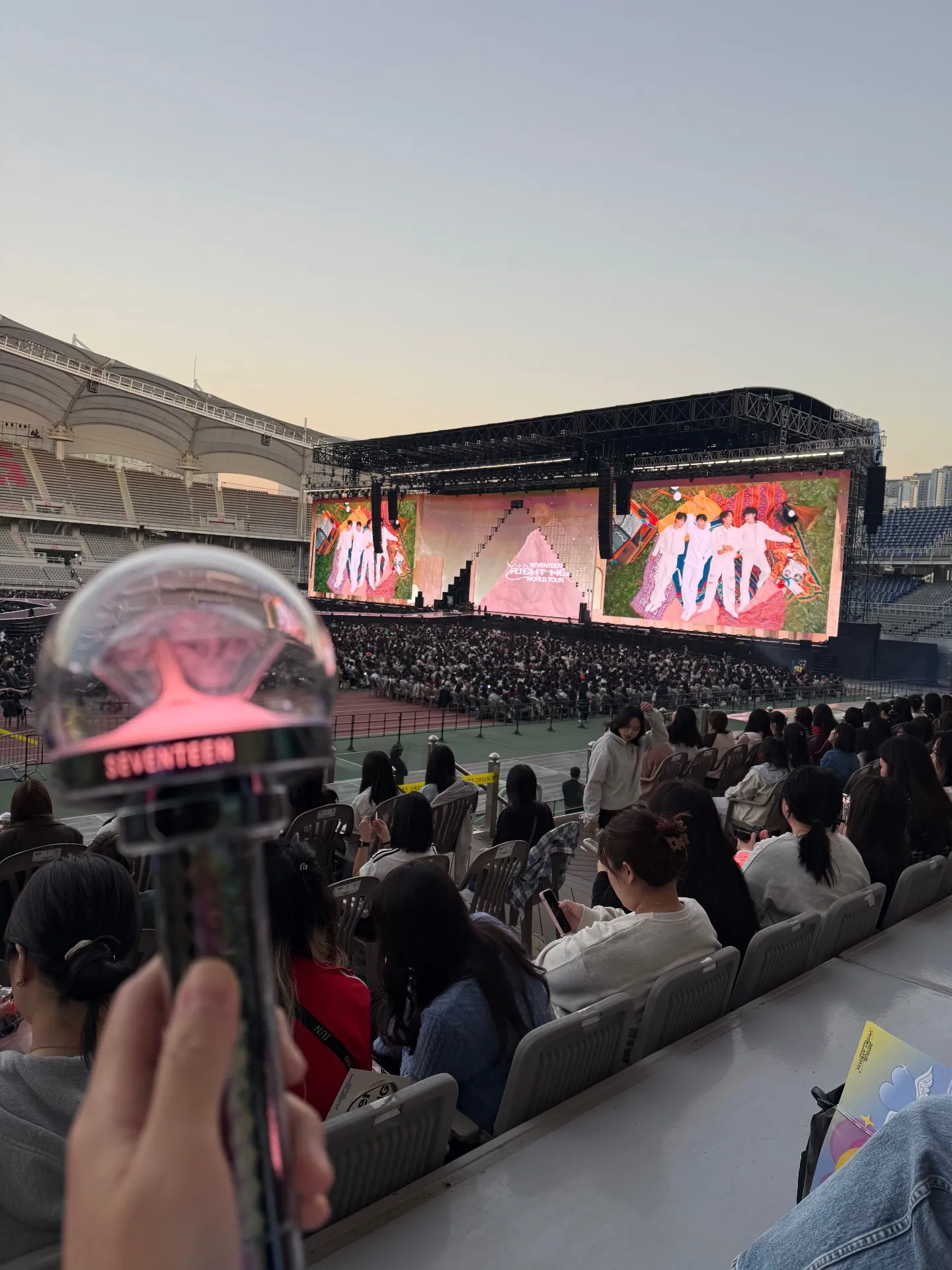 高陽體育館 (Goyang Gymnasium) W0 區 4排50號 視野照片 - SEVENTEEN RIGHT HERE in GOYANG