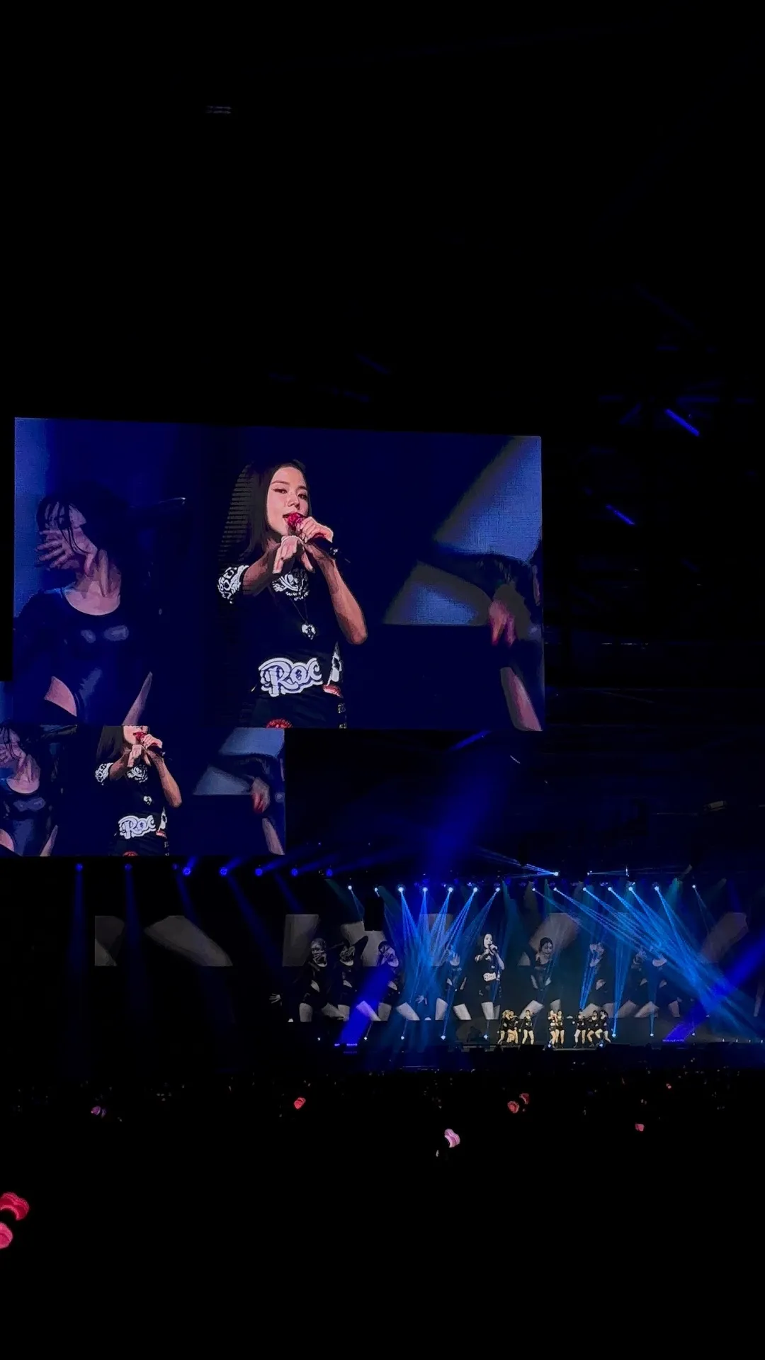 桃園會展中心 自動建檔區域: mes-f1 103排7號 視野照片 - 2025 JISOO ASIA TOUR:LIGHT,LOVE,ACTION!IN TAIPEI