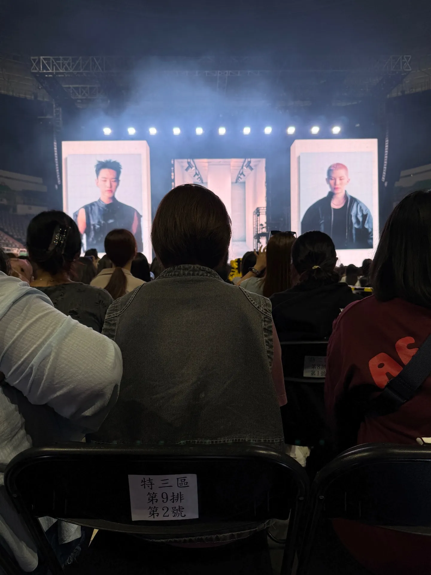 林口體育館 FLOOR C 中排右號 視野照片 - SEVENTEEN HOSHI X WOOZI 「豪雨」小分隊台北演唱會