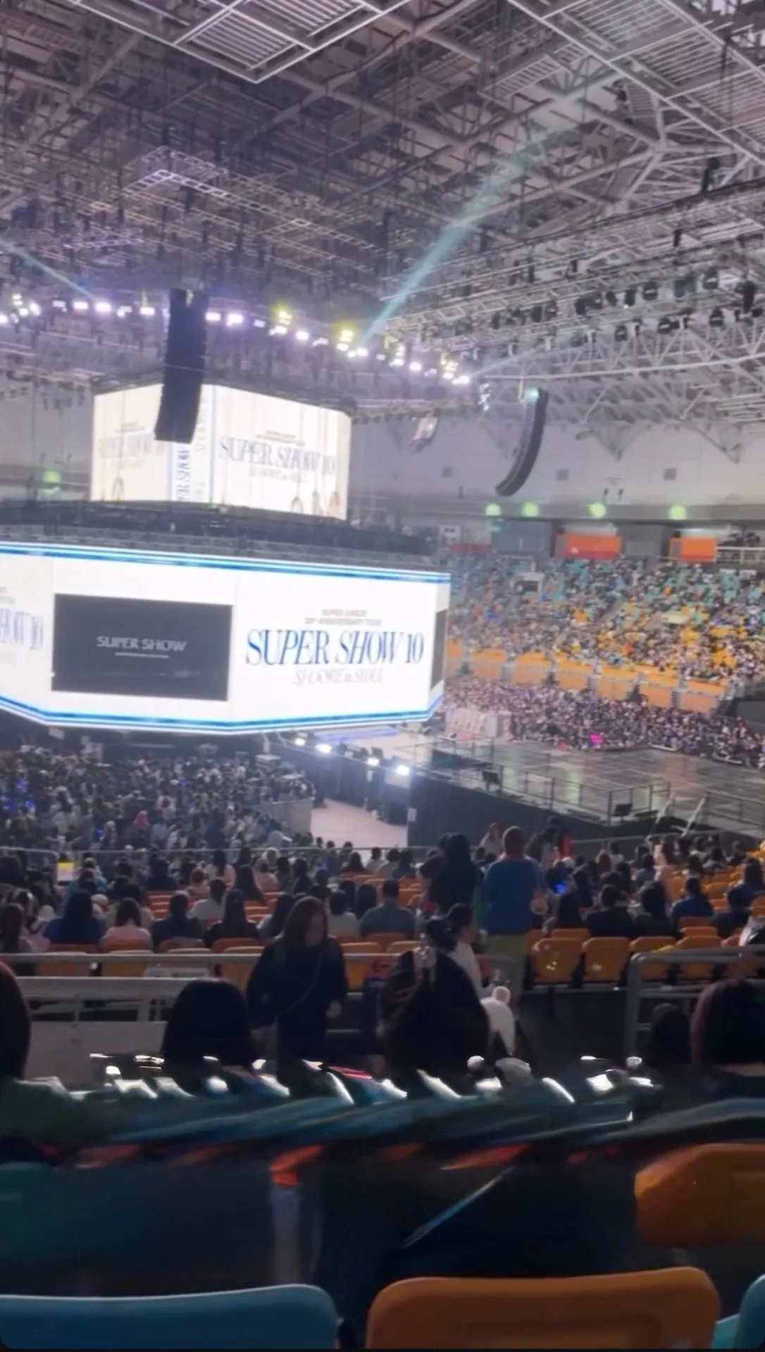 KSPO Dome 51 โซน แถว 5 ที่นั่ง 11 ภาพวิวที่นั่ง - super show 10 encore-sjcore