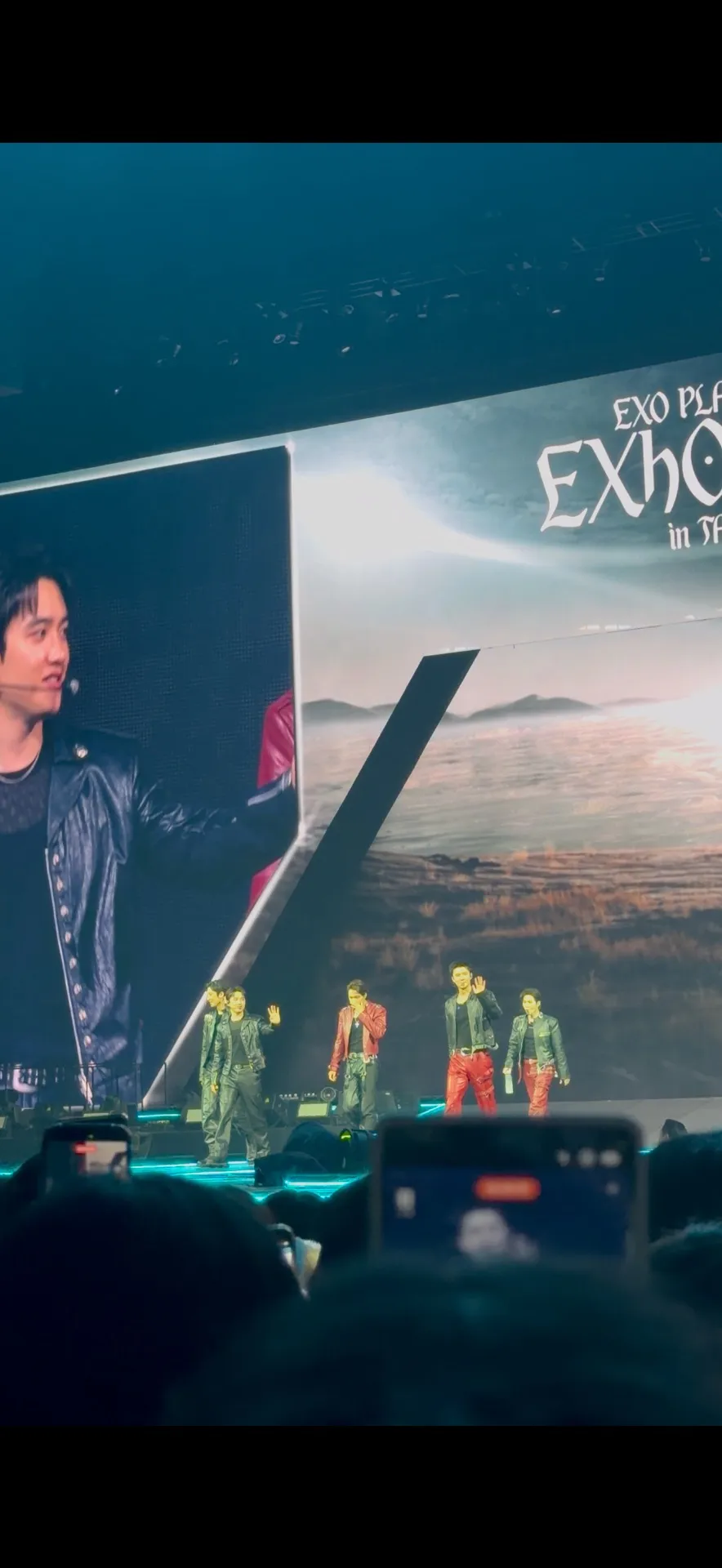 台北小巨蛋 特F 中排右號 視野照片 - EXO 6巡