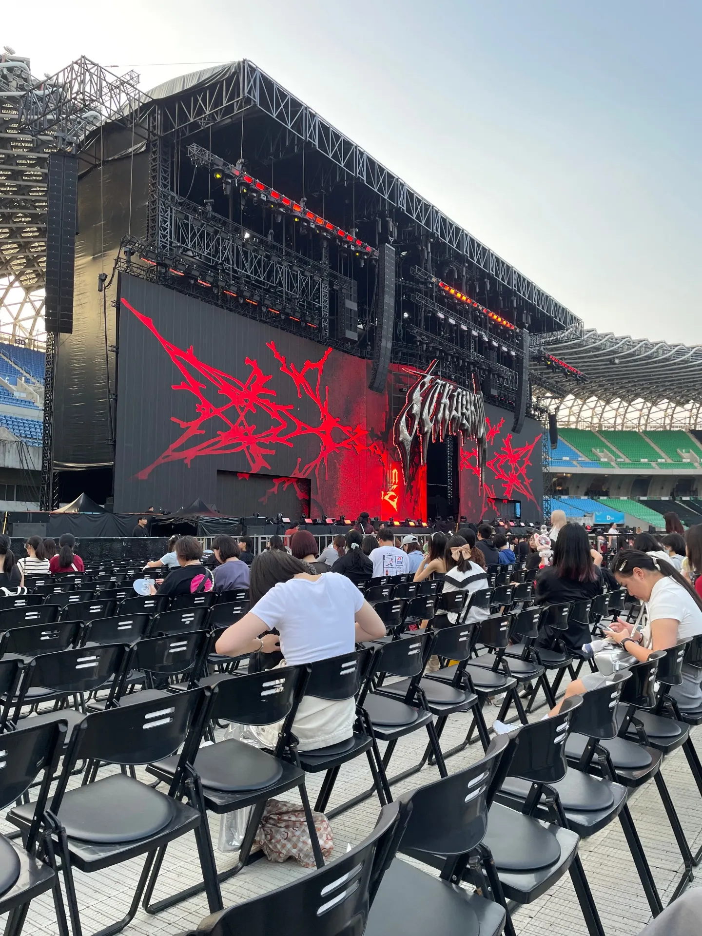 Kaohsiung National Stadium A โซน แถว 前 ที่นั่ง 右 ภาพวิวที่นั่ง - Straykids dominATE