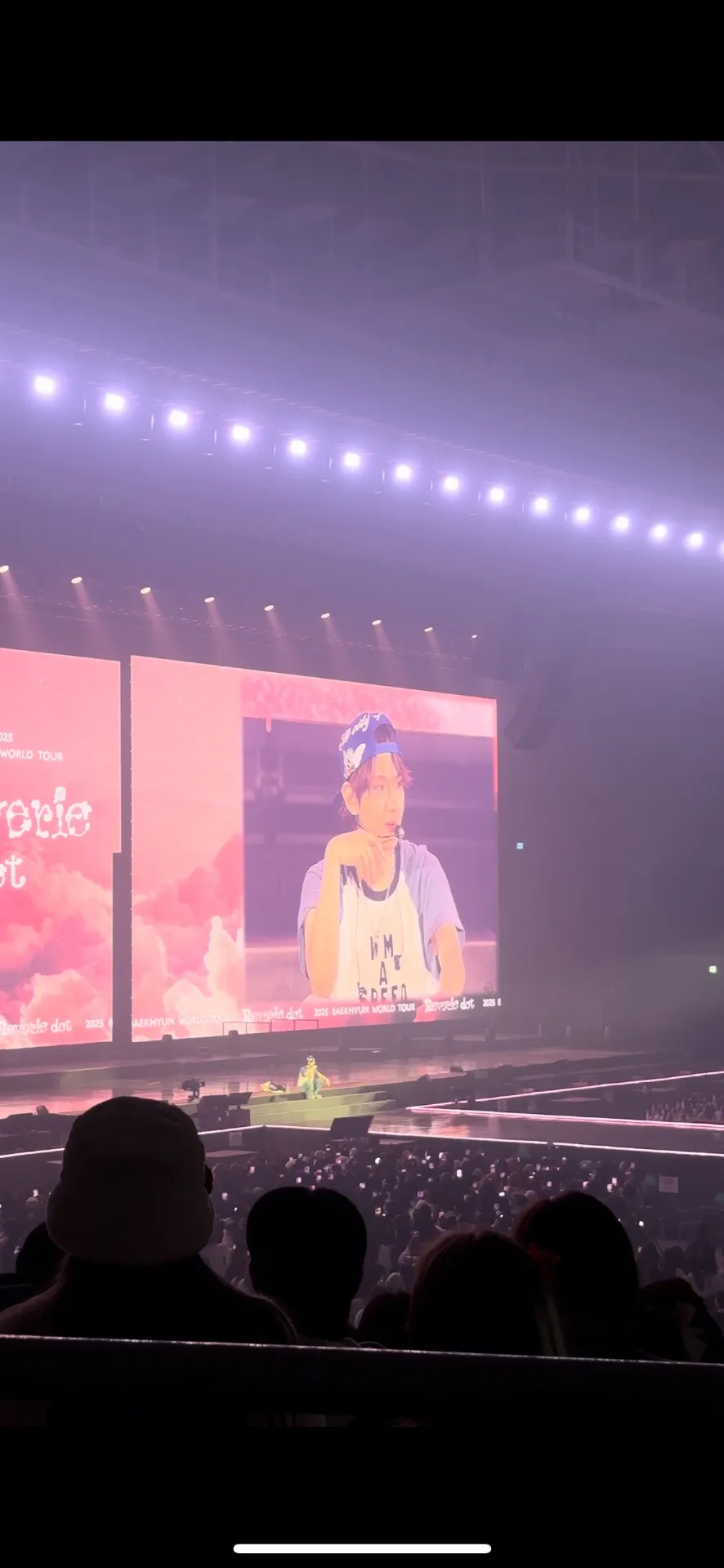 KSPO Dome 首爾奧林匹克體操競技場 39 區 1排排15號號 視野照片 - 2025 BAEKHYUN WORLD TOUR 'R everie [dot]'