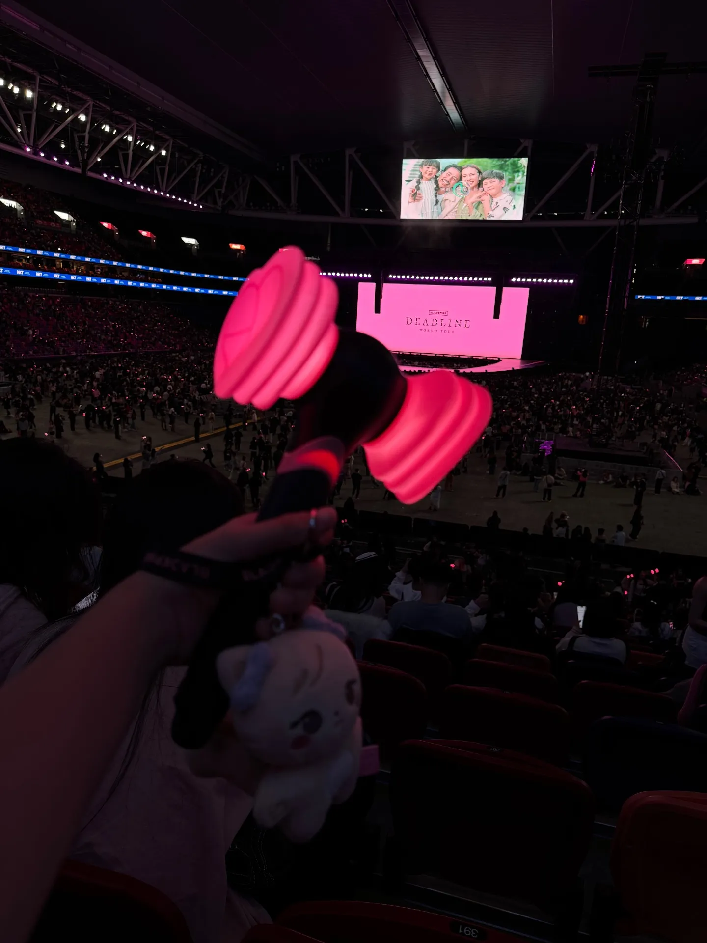 香港啟德主場館 (Kai Tak Main Stadium) 超猛: kts-16 DD排390號 視野照片 - BLACKPINK DEADLINE TOUR IN HONG KONG DAY1