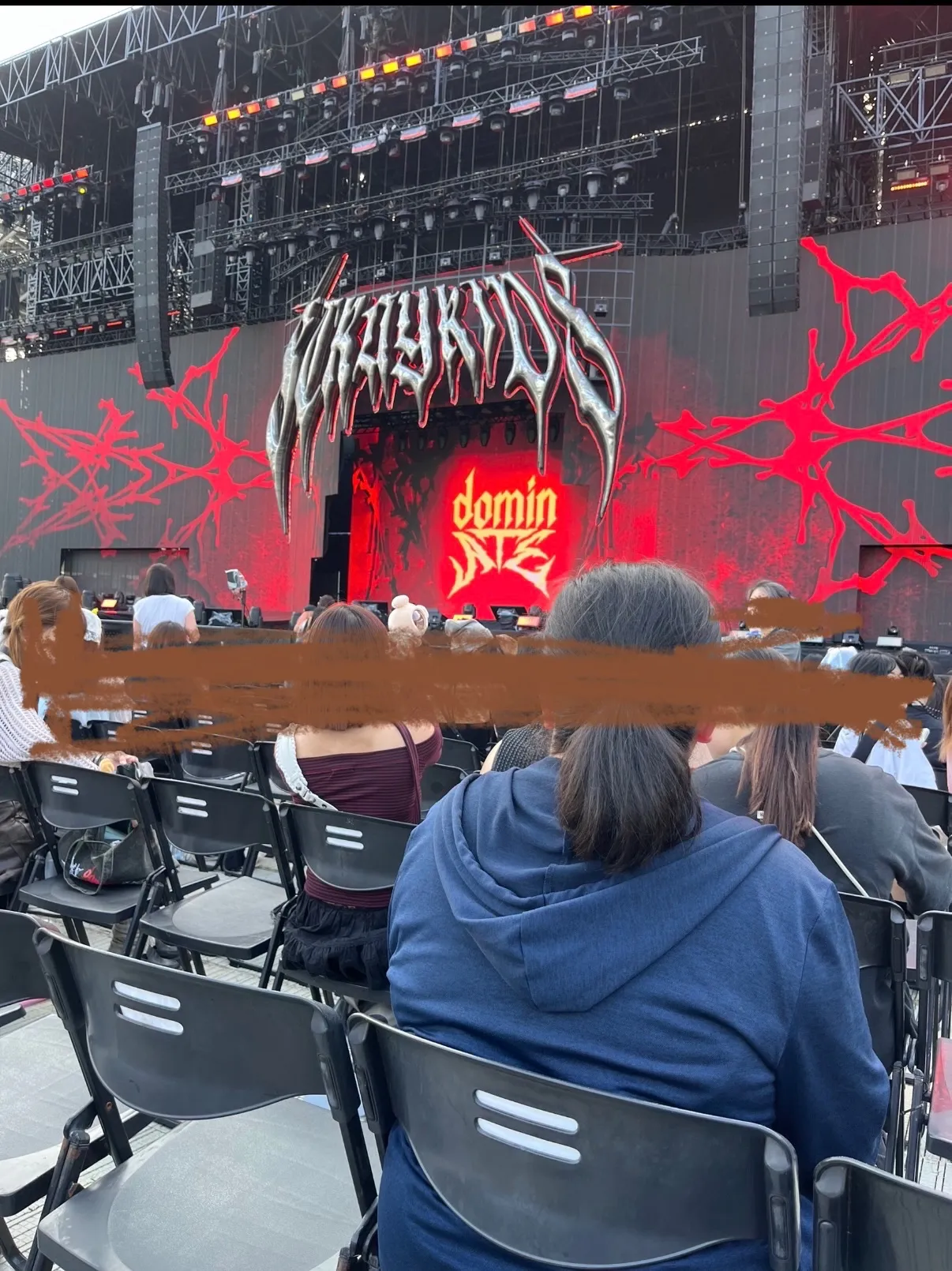 Kaohsiung National Stadium D โซน แถว 中 ที่นั่ง 中 ภาพวิวที่นั่ง - stray kids world tour dominATE