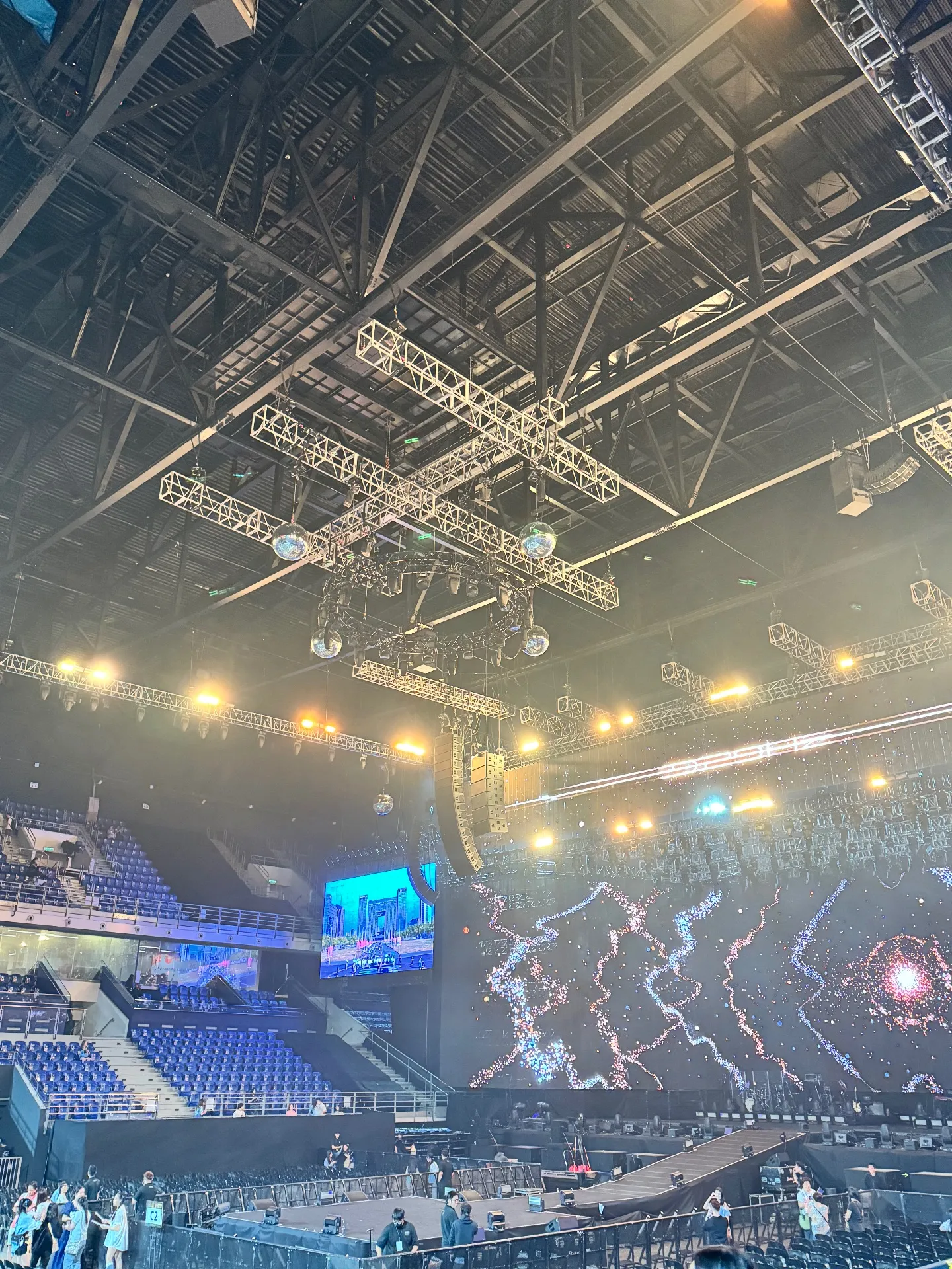 亞通體育館 (Axiata Arena)(Unifi Arena) 306 區 B排21號 視野照片 - 周深9.29Hz世界巡迴演唱會