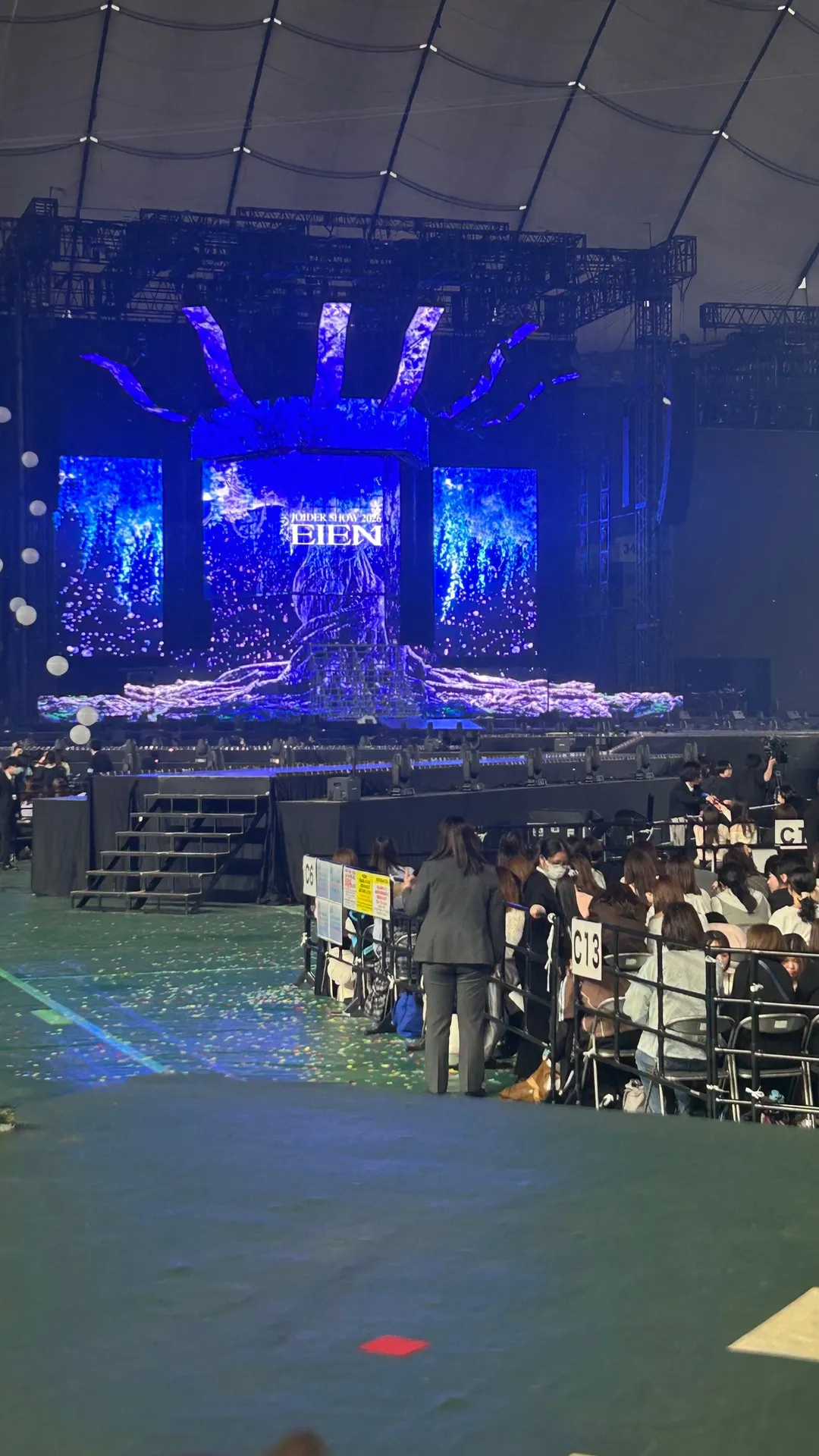 東京巨蛋 (Tokyo Dome) 超猛: tkd-a30 4排 視野照片 - JO1DER SHOW 2026 ‘EIEN 永縁’