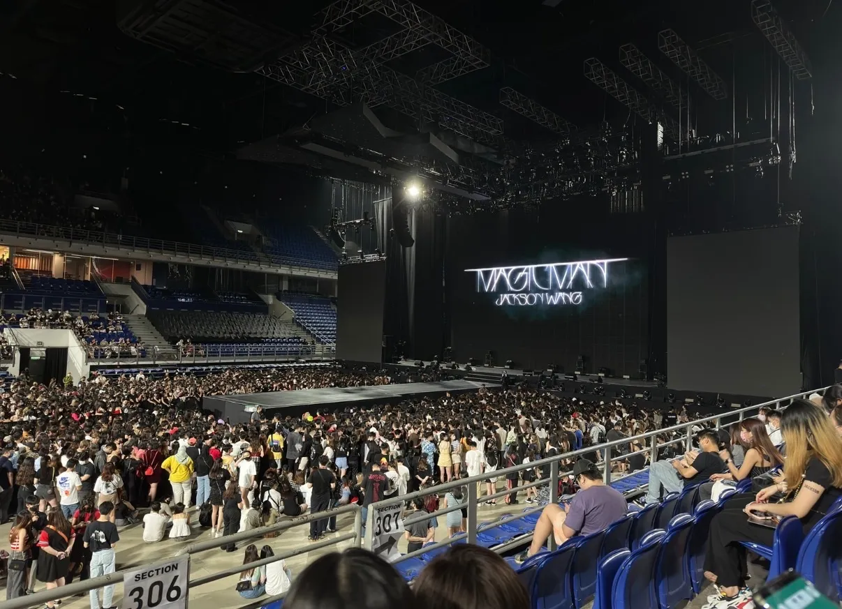 亞通體育館 (Axiata Arena)(Unifi Arena) 306 區 E排30號 視野照片 - JACKSON WANG MAGIC MAN WORLD TOUR 2022