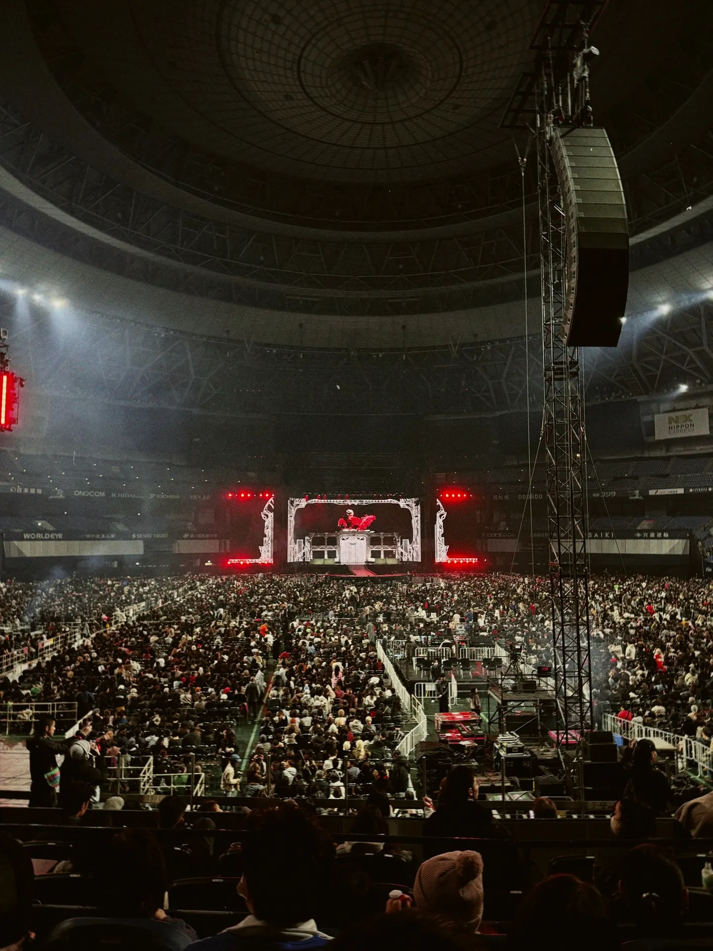 Kyocera Dome Osaka M41 Zona Baris 11, Kursi 66 foto pemandangan kursi - LadyGaga《Mayhem Ball》