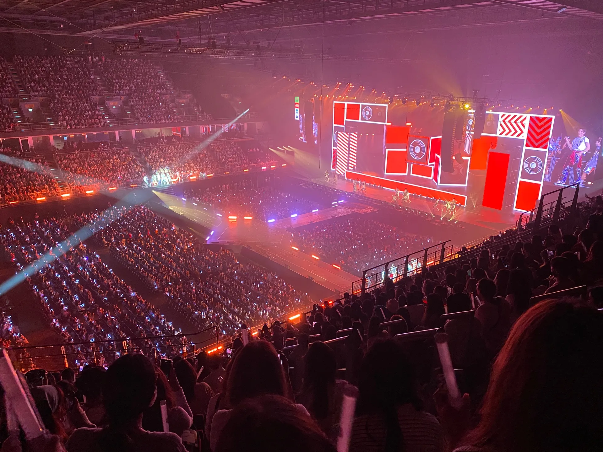 IMPACT Arena P 區 M排03號 視野照片 - Gemini Fourth My turn concert