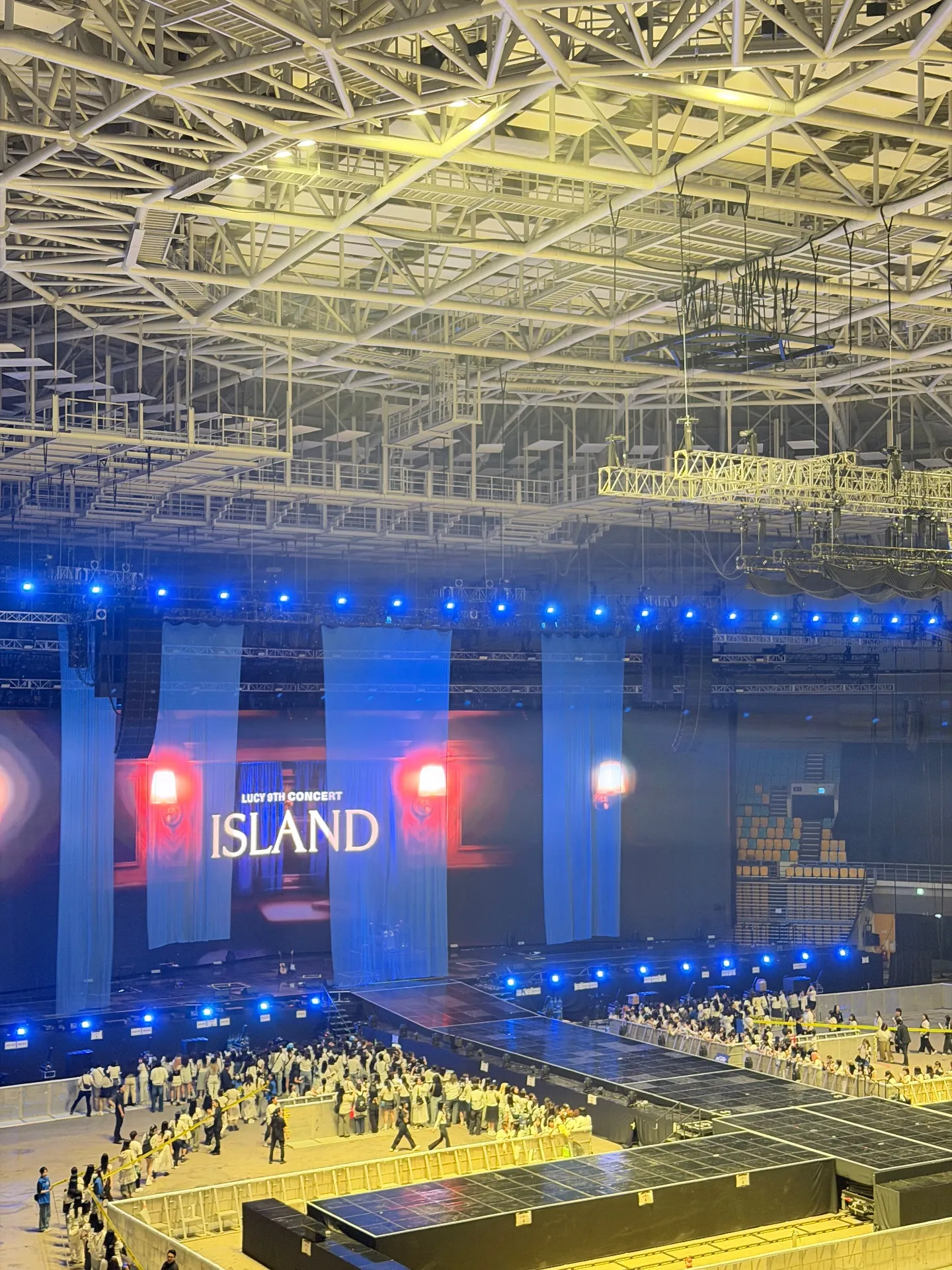 KSPO Dome 首爾奧林匹克體操競技場 自動建檔區域: ksp-37 16排3號號 視野照片 - LUCY 9TH CONCERT