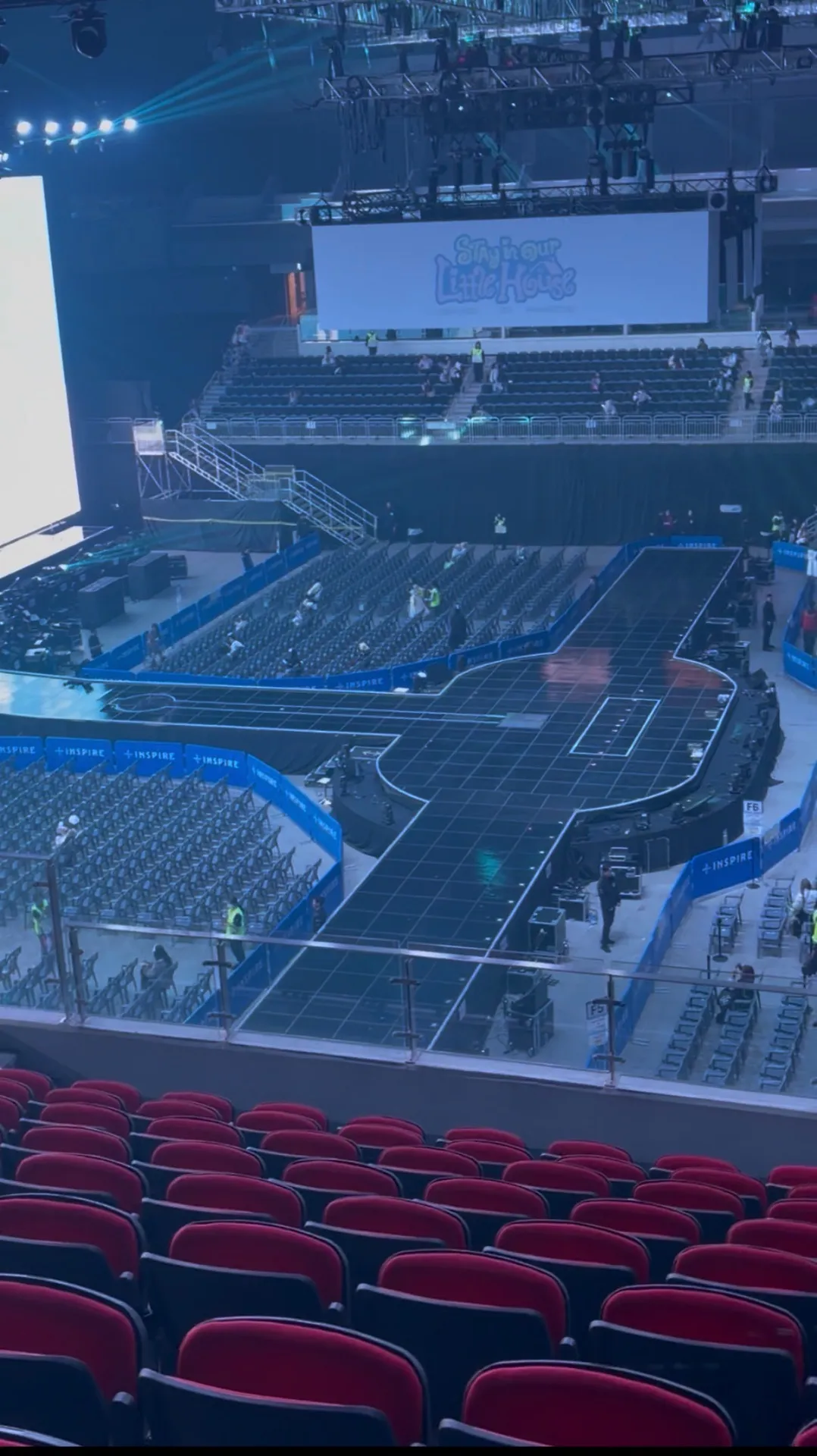 Inspire Arena 416 โซน แถว K ที่นั่ง 5 ภาพวิวที่นั่ง - Stray kids 6th Fansmeeting