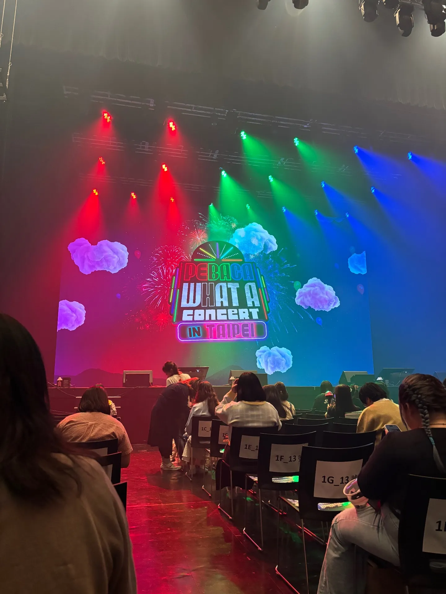 Zepp New Taipei ZEPP B L 1J排12號 視野照片 - PEBACA WHAT A CONCERT IN TAIPEI