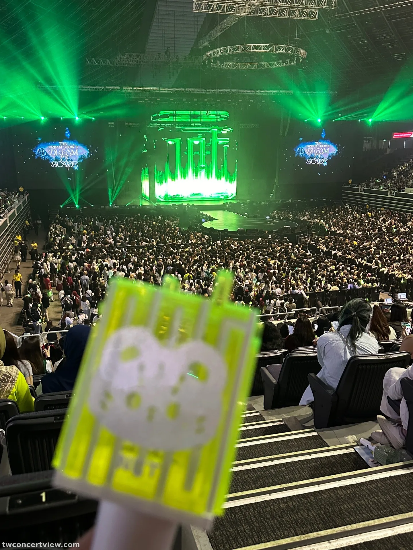 新加坡室內體育館 (Singapore Indoor Stadium) 218 區 25排1號 視野照片 - 2024 NCT DREAM WORLD TOUR < THE DREAM SHOW 3 : DREAM( )SCAPE >