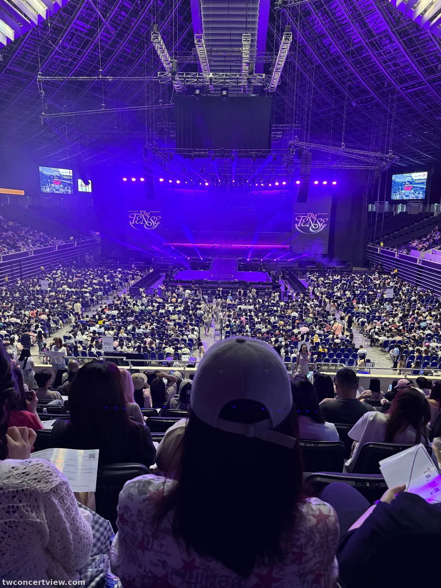 新加坡室內體育館 (Singapore Indoor Stadium) 221 區 25排3號 視野照片 - TAEYEON CONCERT - The TENSE in SINGAPORE