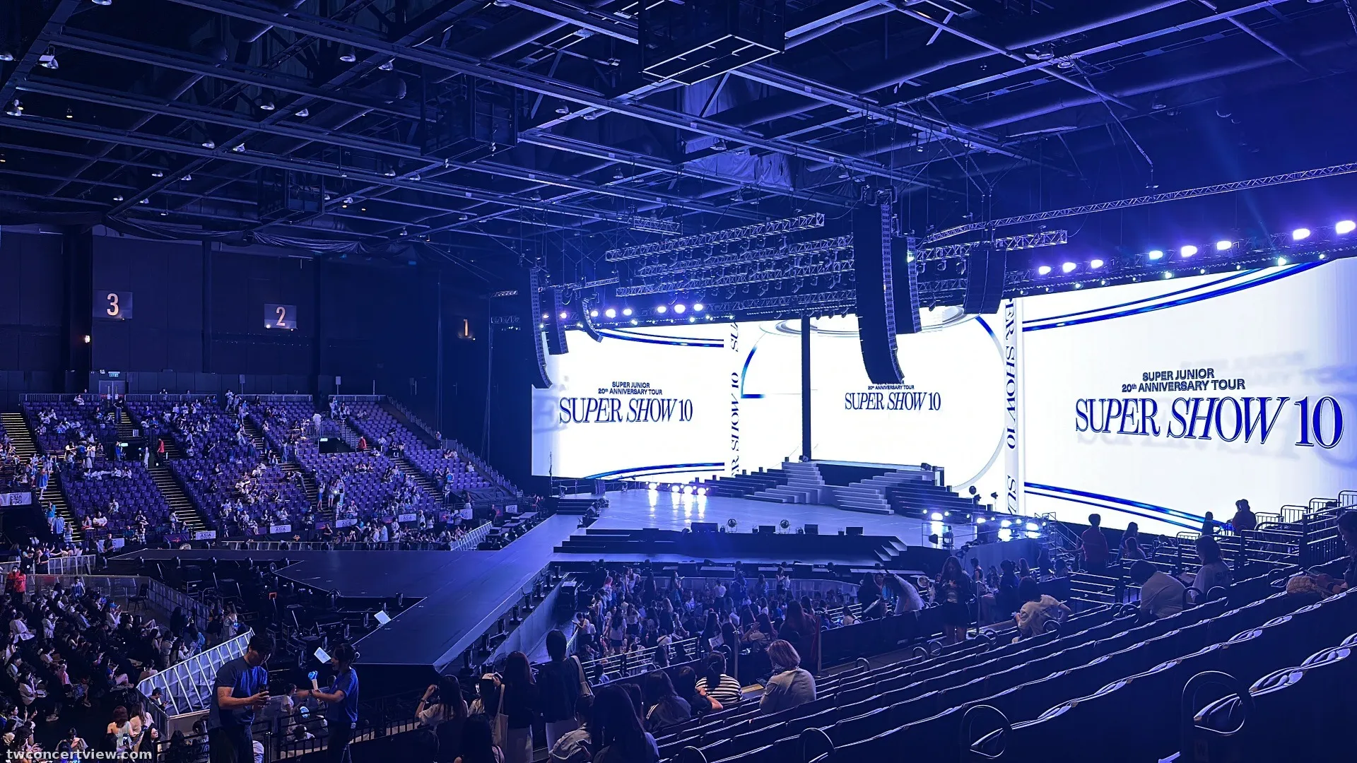 AsiaWorld-Expo 亞洲國際博覽館 22 區 Y排9號 視野照片 - SUPER SHOW 10