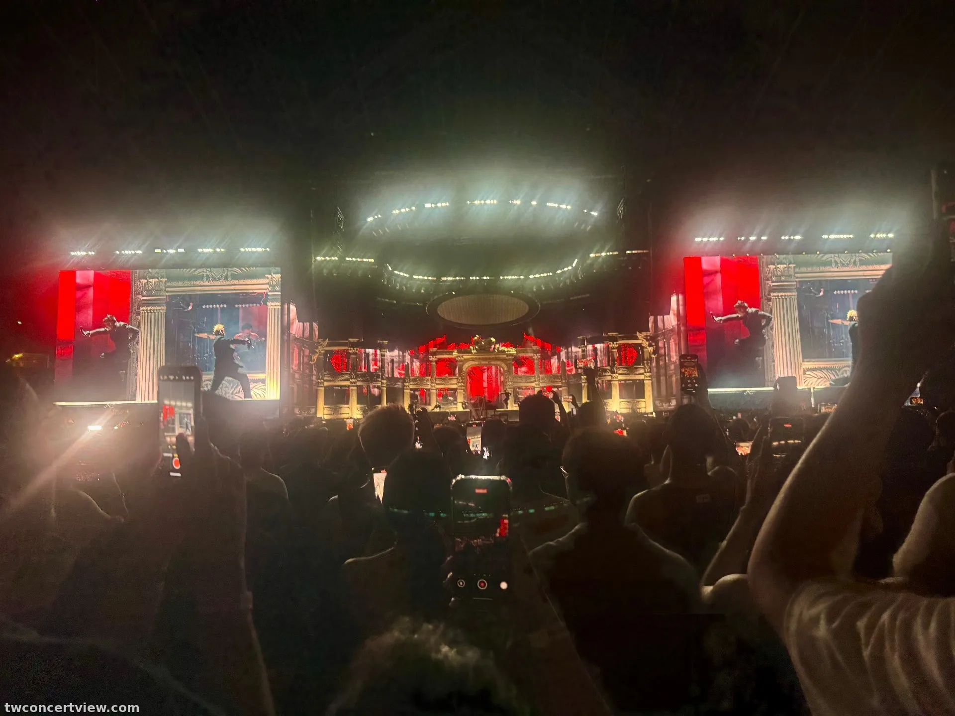 新加坡國家體育場東側舞台 超猛: sns-floor07 後排左號 視野照片 - Lady Gaga in Singapore