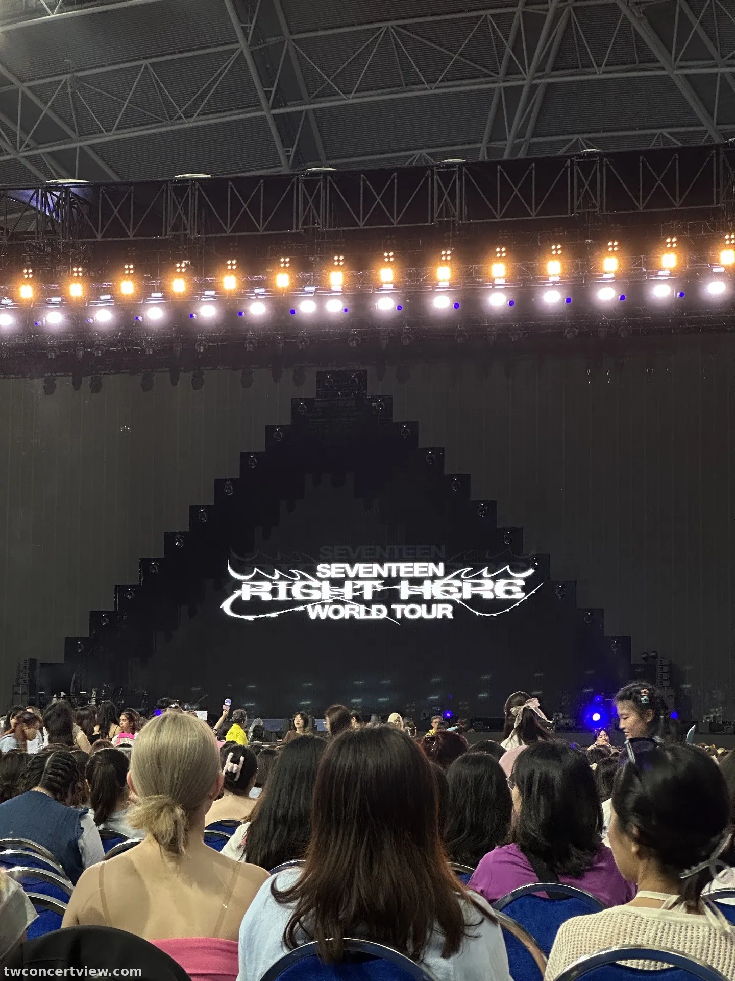 新加坡國家體育場 23 區 後排右號 視野照片 - SEVENTEEN “RIGHT HERE” in SINGAPORE