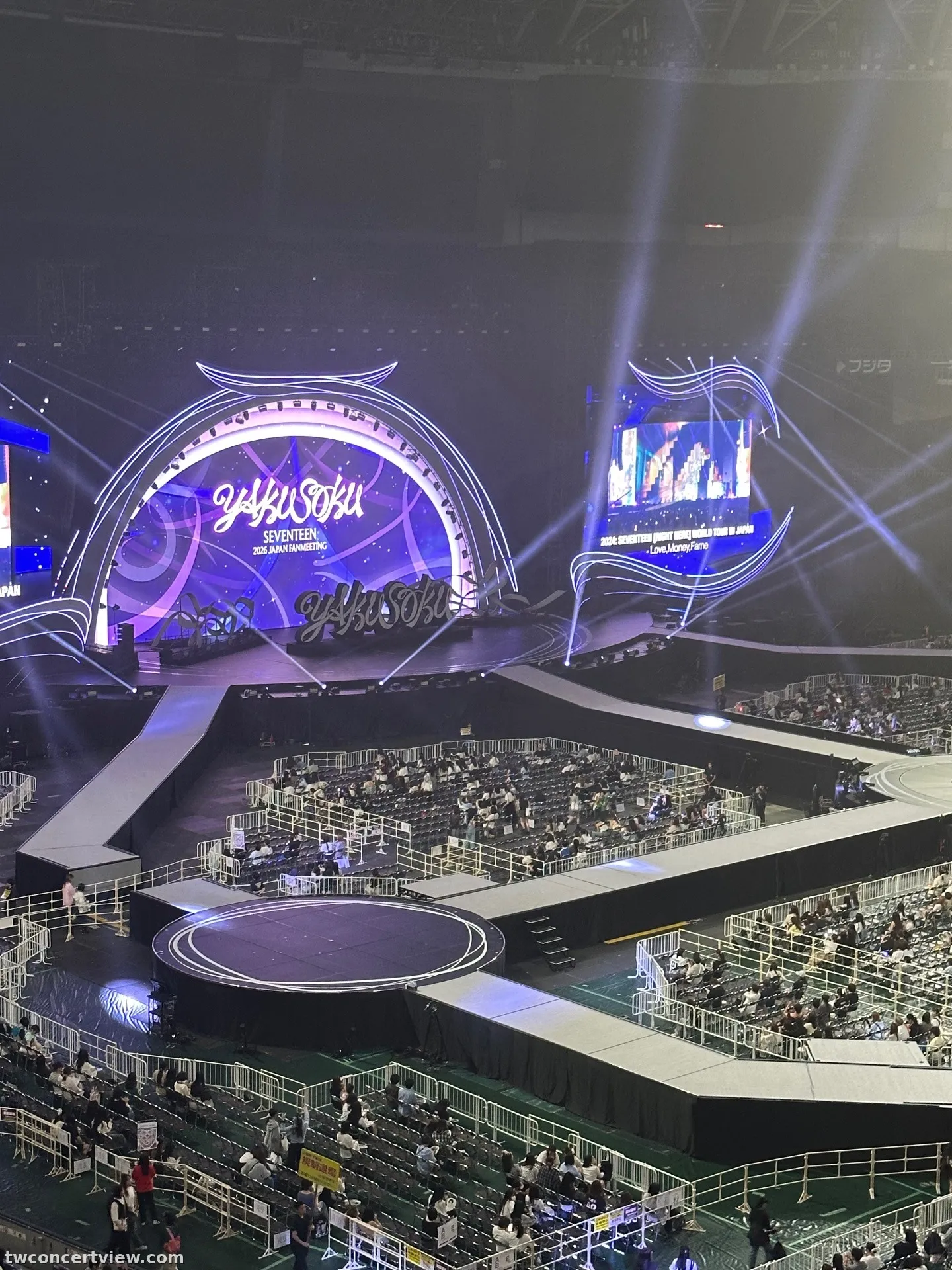 京瓷巨蛋 (Kyocera Dome Osaka) B241 區 6排248號 視野照片 - SEVENTEEN yakusoku Fan Meeting
