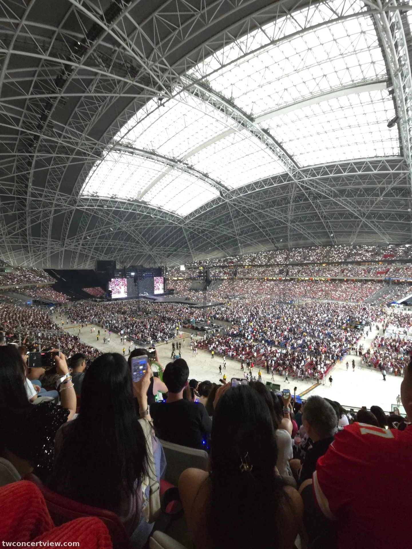 新加坡國家體育場 443 區 M排16號 視野照片 - Taylor Swift The ERAS Tour in Singapore