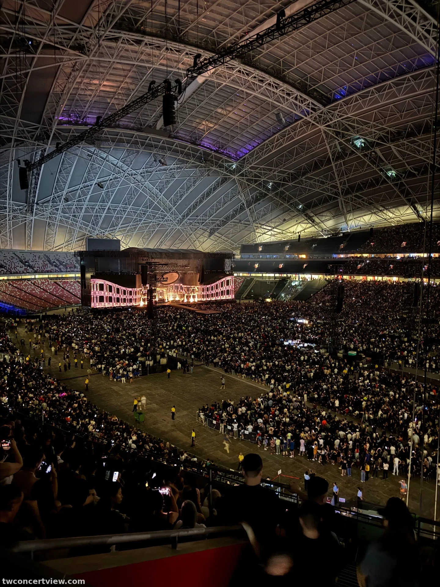 新加坡國家體育場 443 區 M排26號 視野照片 - LADY GAGA MAYHEM IN SINGAPORE