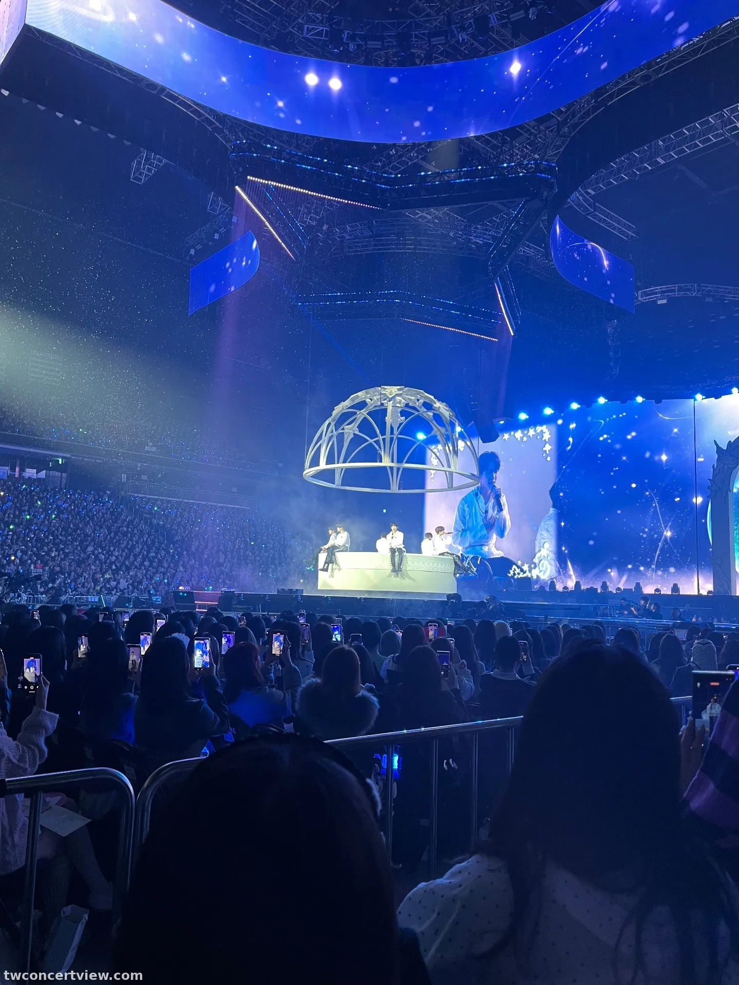 Inspire Arena 迎仕柏綜藝館 208 區 B排17號 視野照片 - Into the WISH: OUR WISH