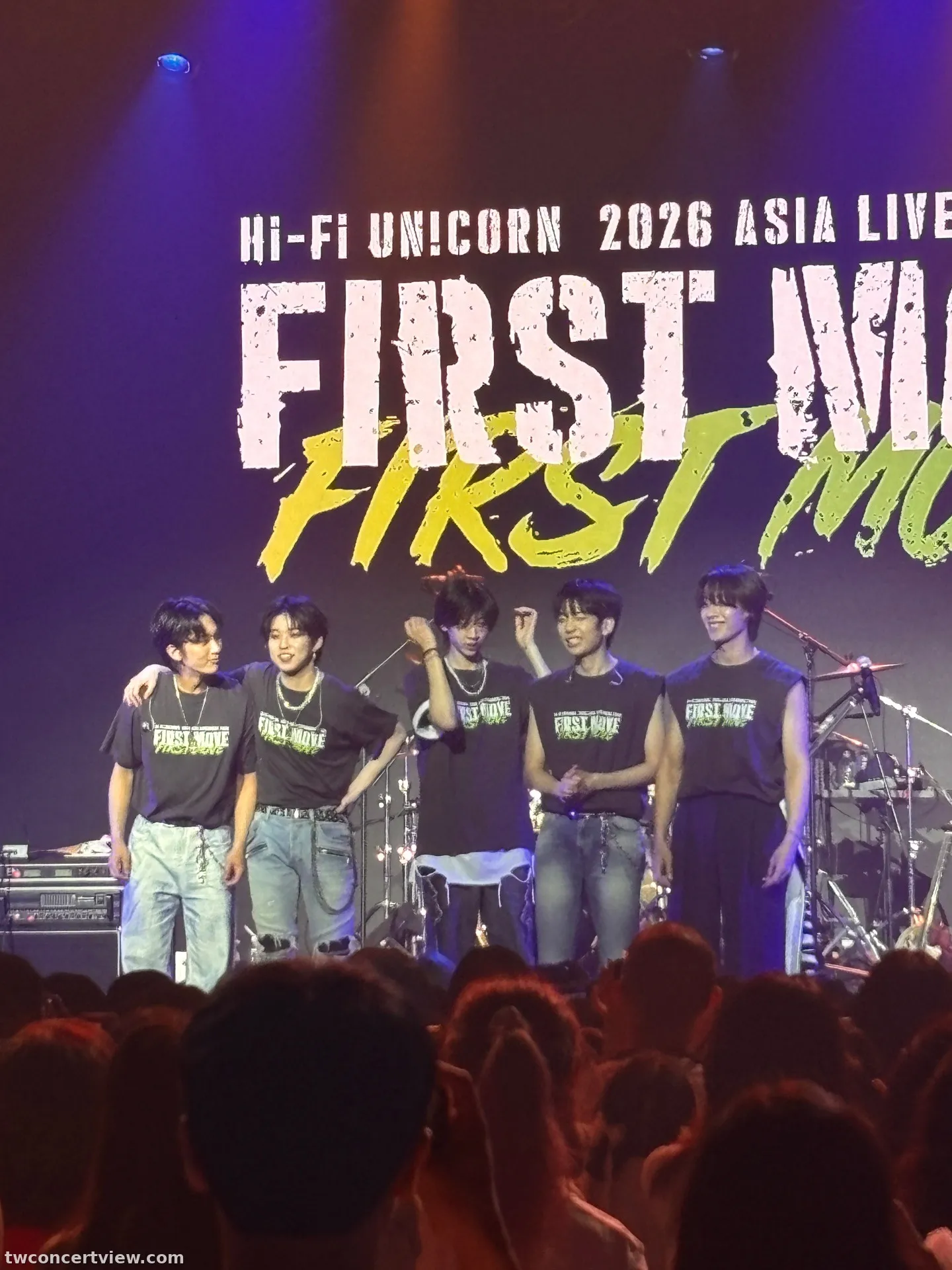 Clapper Studio C 區 前三排115號 視野照片 - Hi-Fi Un!corn FIRST MOVE in TAIPEI