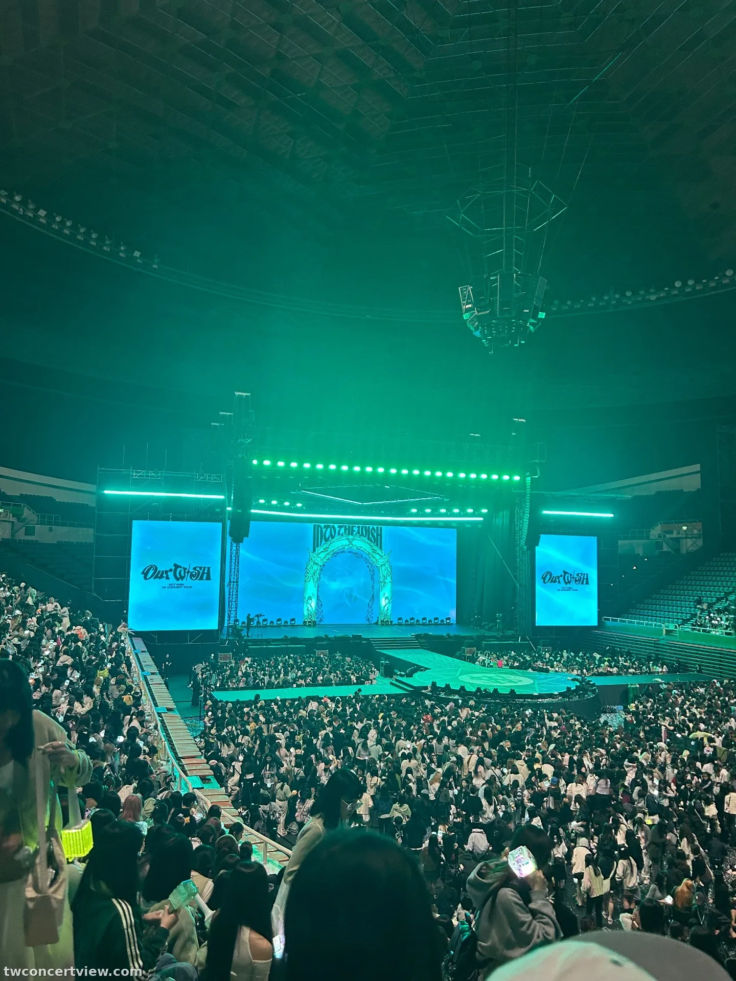 林口體育館 藍5B-1 區 6排排5號號 視野照片 - NCT WISH INTO THE WISH in TAIPEI