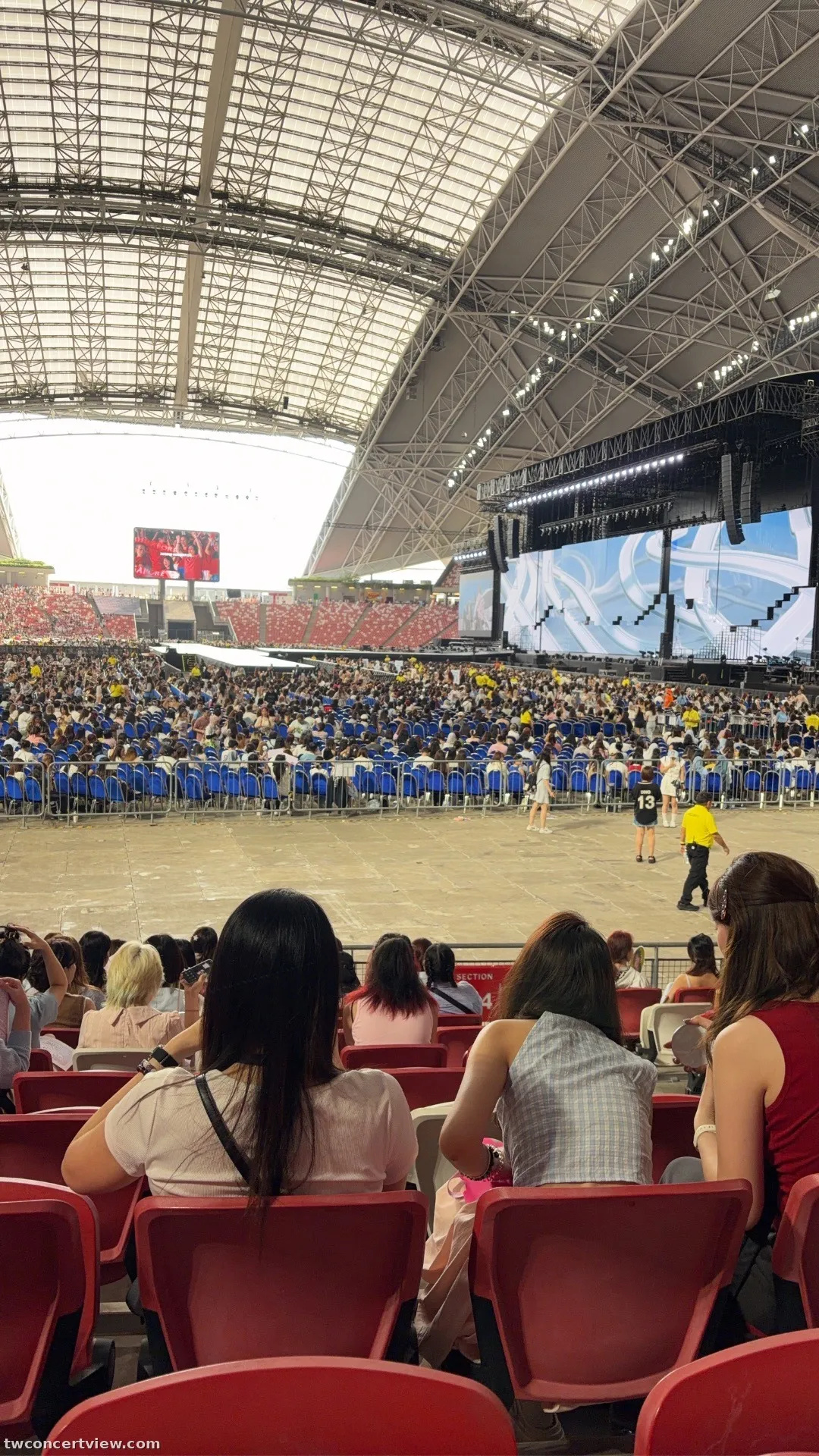 新加坡國家體育場 124 區 K排 視野照片 - SEVENTEEN WORLD TOUR <NEW_>