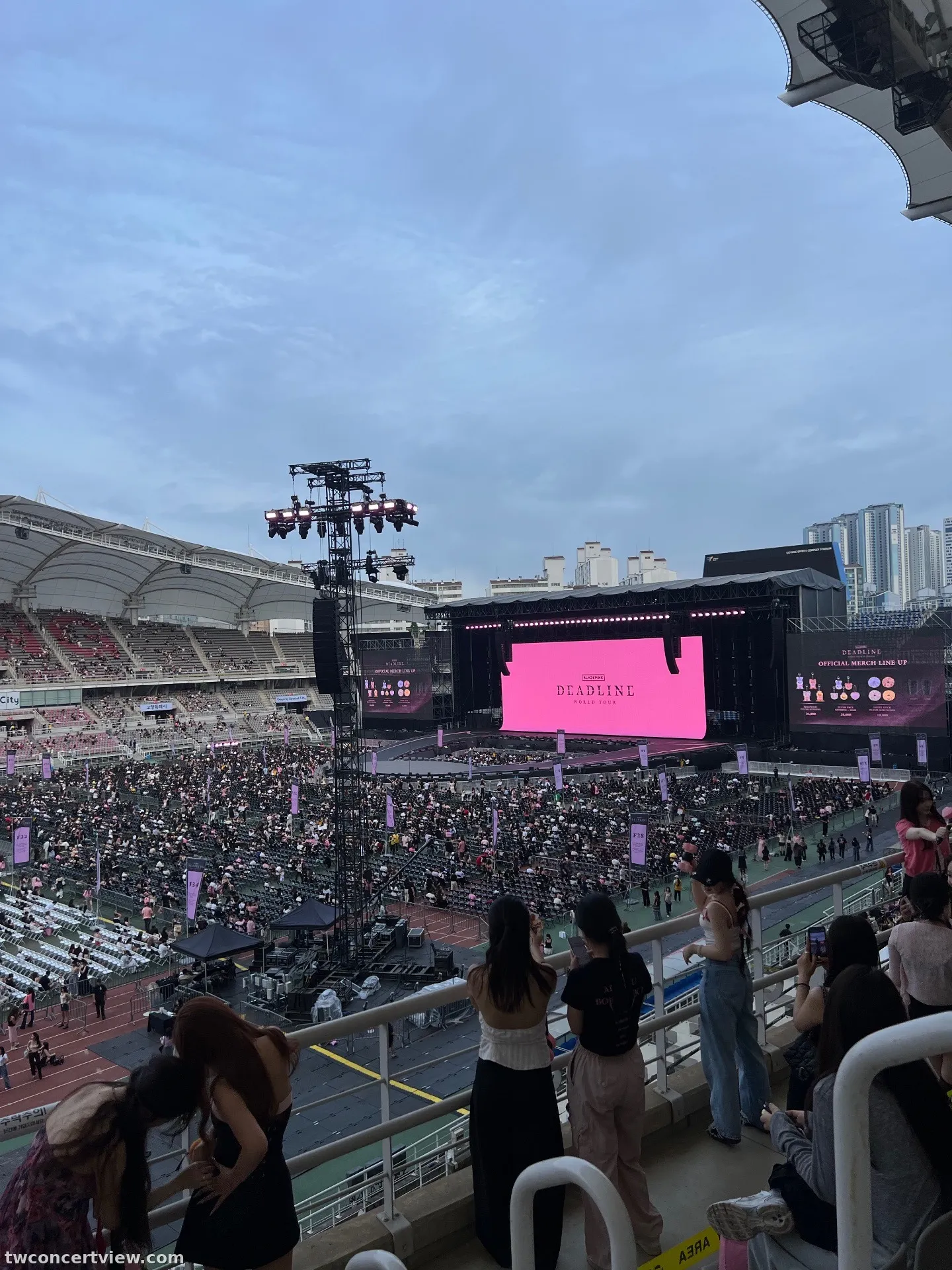 高陽體育館 (Goyang Gymnasium) W8 區 4排1號 視野照片 - Blackpink