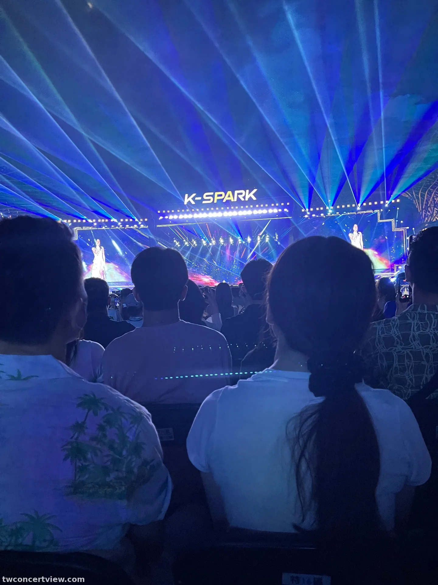 Kaohsiung National Stadium (高雄世運主場館) K 구역 後열中번 좌석 시야 사진 - KSPARK in Kaohsiung