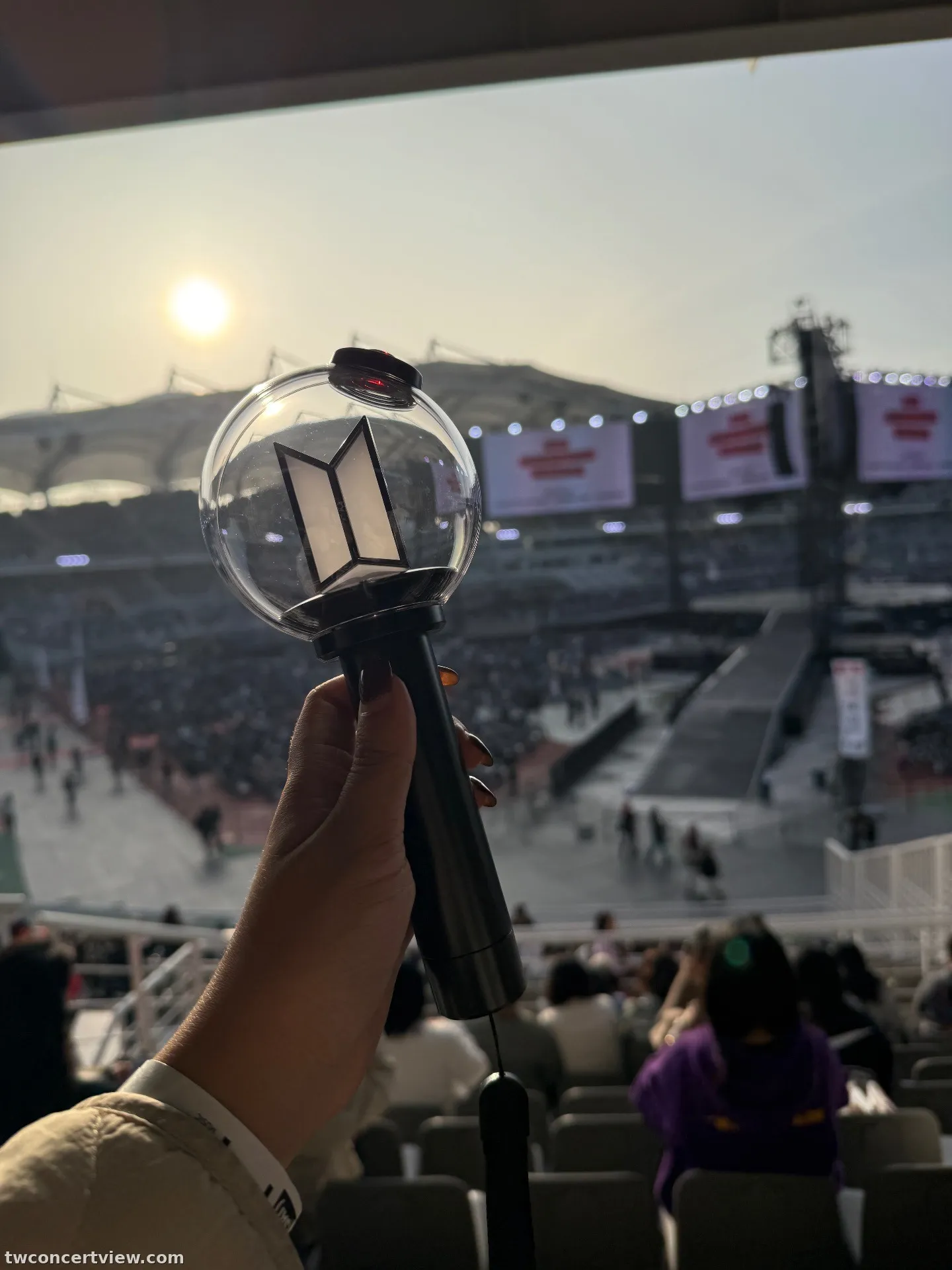 Goyang Gymnasium (Center Stage) S1 โซน แถว 21 ที่นั่ง 13 ภาพวิวที่นั่ง - BTS WORLD TOUR 'ARIRANG' IN GOYANG