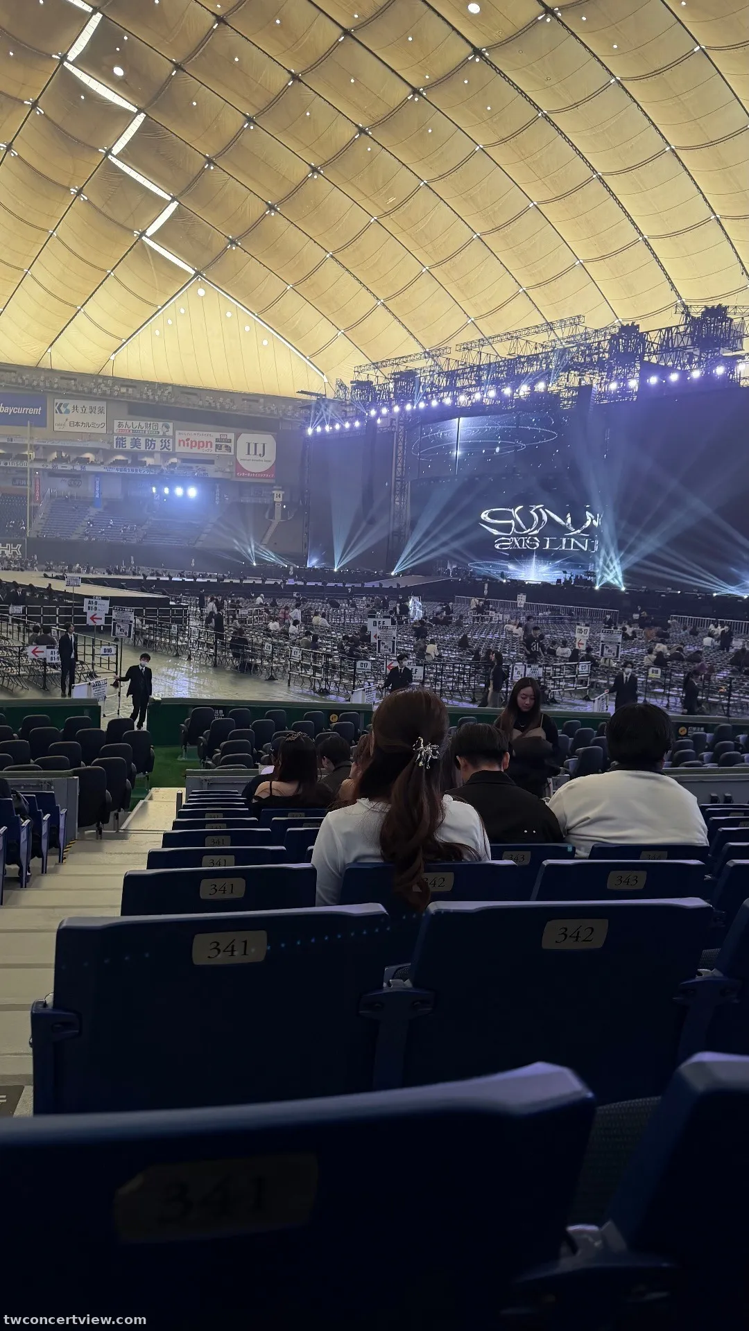 東京巨蛋 (Tokyo Dome) B11 區 11排1號 視野照片 - 2026 aespa LIVE TOUR - SYNK : aeXIS LINE - in JAPAN [SPECIAL EDITION DOME TOUR]