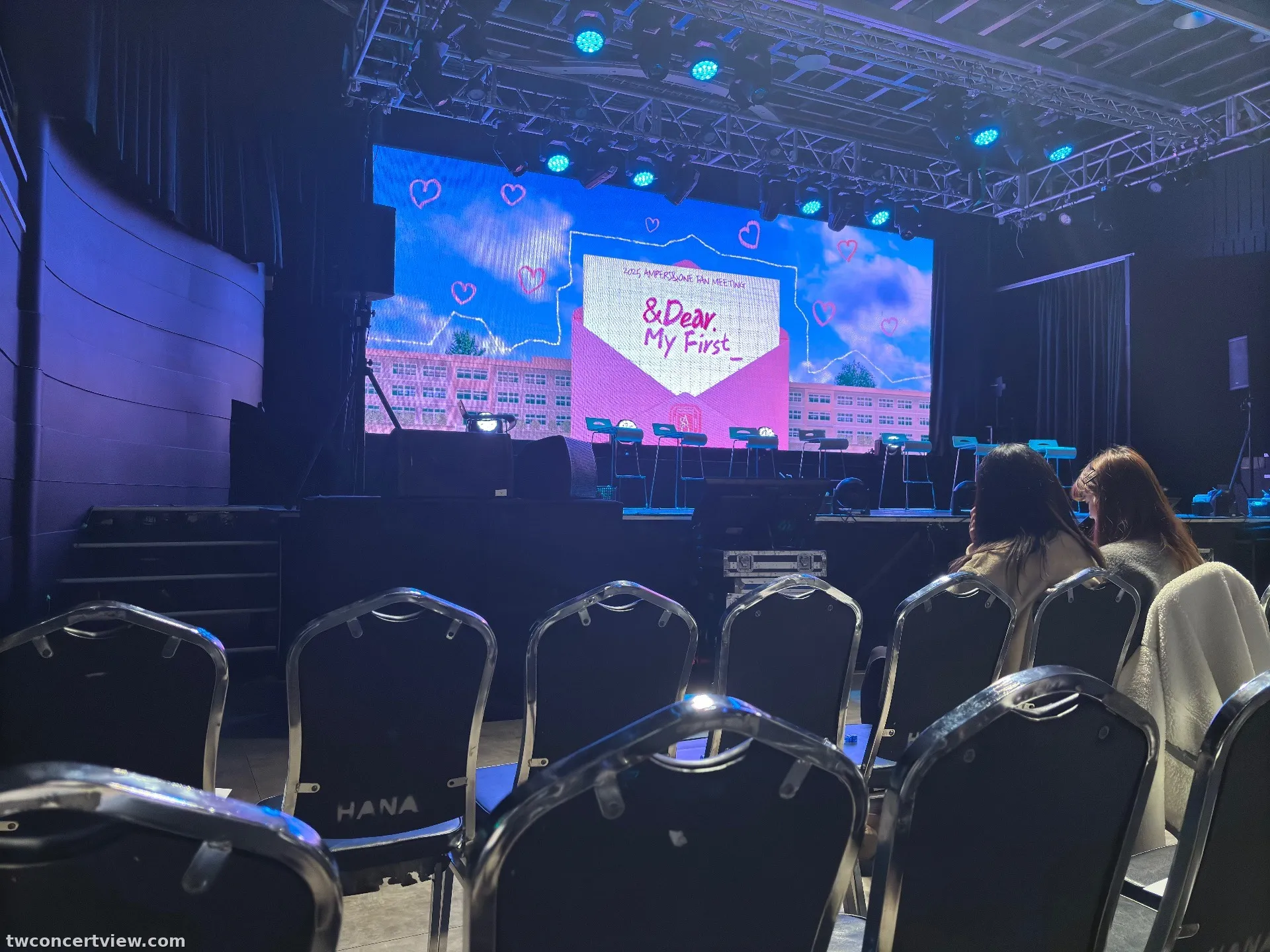 hana space A1 區 C排排3號號 視野照片 - 2025 AMPERS&ONE FAN MEETING ‘& Dear. My First _’ in Taipei