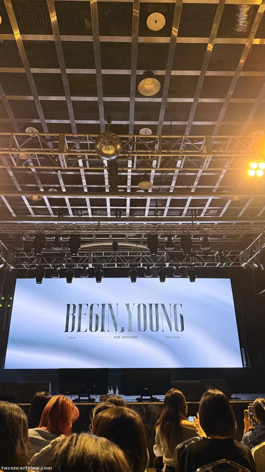 hana space A3 區 5排 視野照片 - BAE JINYOUNG ASIA FAN CONCERT <BEGIN, YOUNG> IN TAIPEI