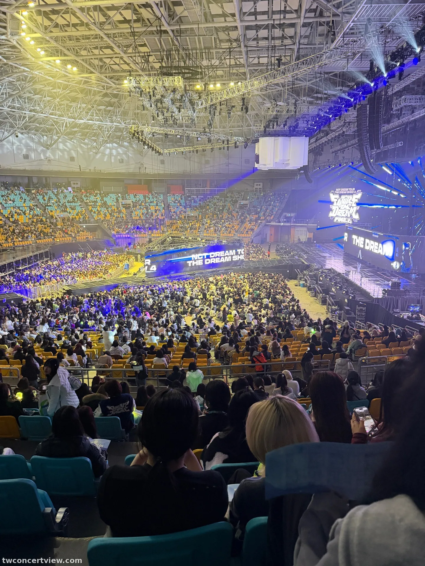 KSPO Dome 首爾奧林匹克體操競技場 25 區 12排9號 視野照片 - FUTURE THE DREAM
