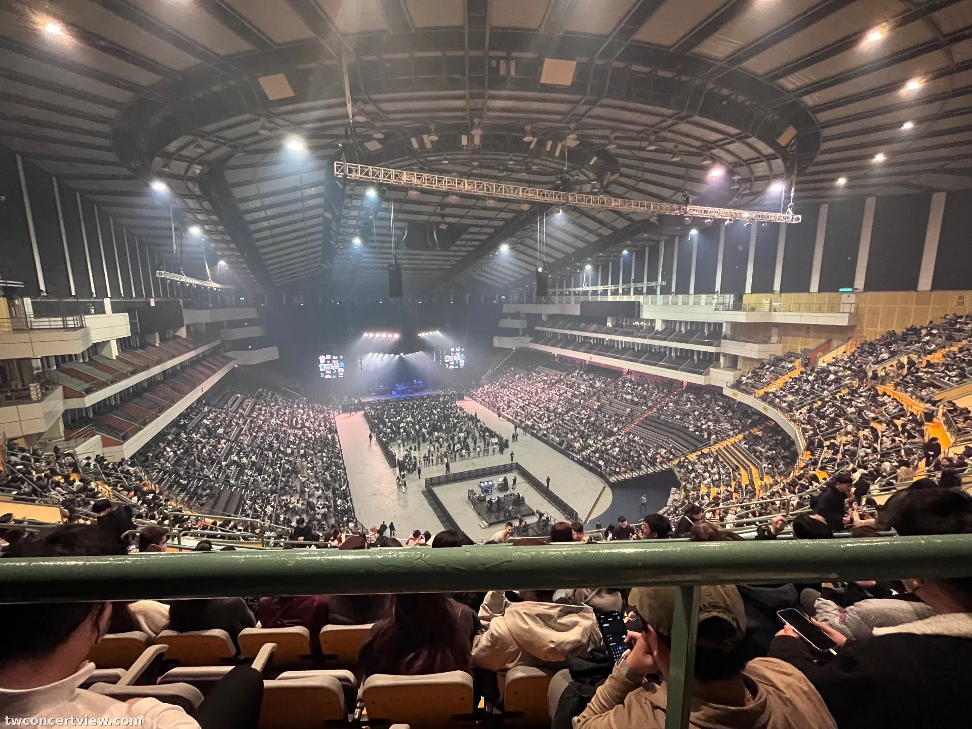 Taipei Arena (台北小巨蛋) 노랑-3G 구역 18排열13號번 좌석 시야 사진 - ONEREPUBLIC “From Asia, With Love”