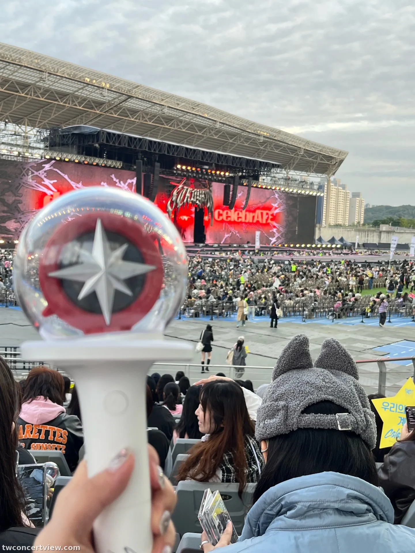 仁川亞運主體育場 N2 구역 19열6번 좌석 시야 사진 - Stray Kids World Tour  <dominATE : celebrATE>