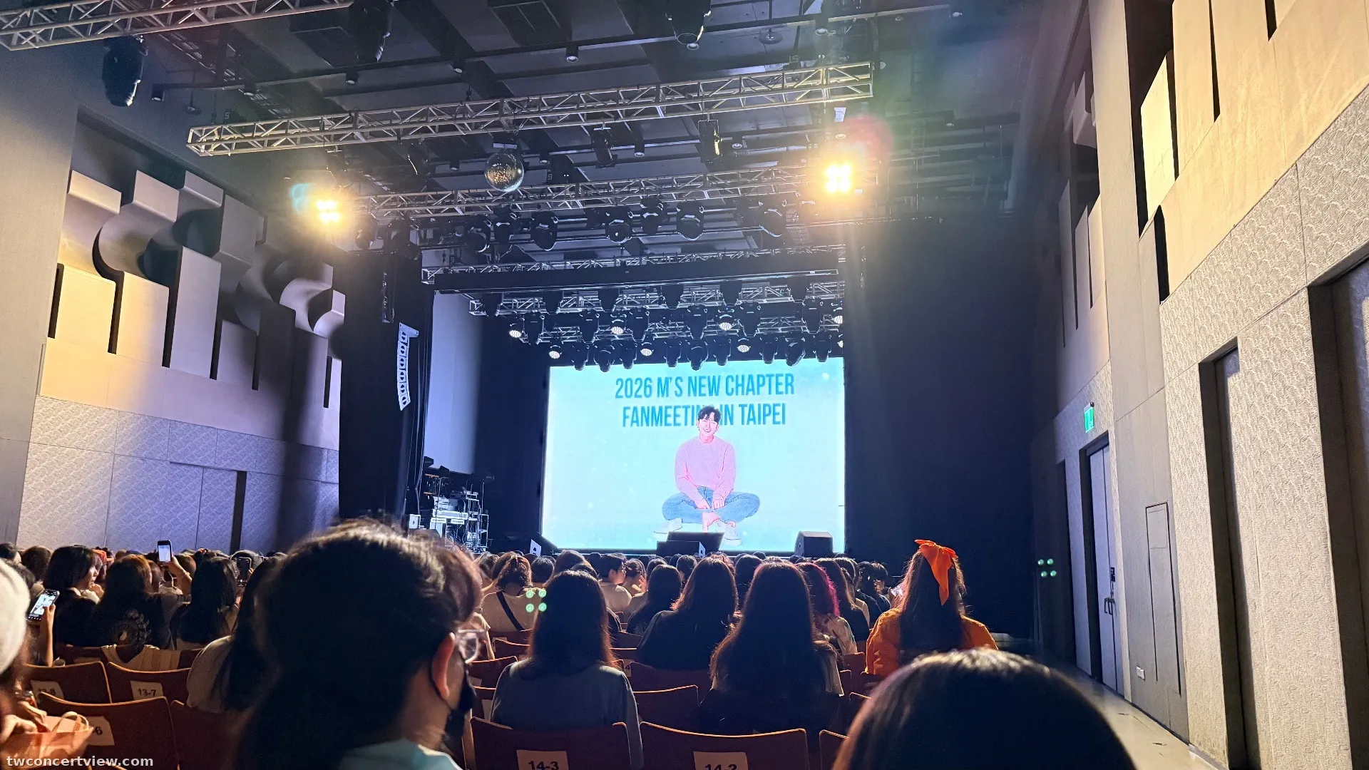Clapper Studio B 區 17排1號 視野照片 - 2026 M’s New Chapter Fanmeeting in TAIPEI